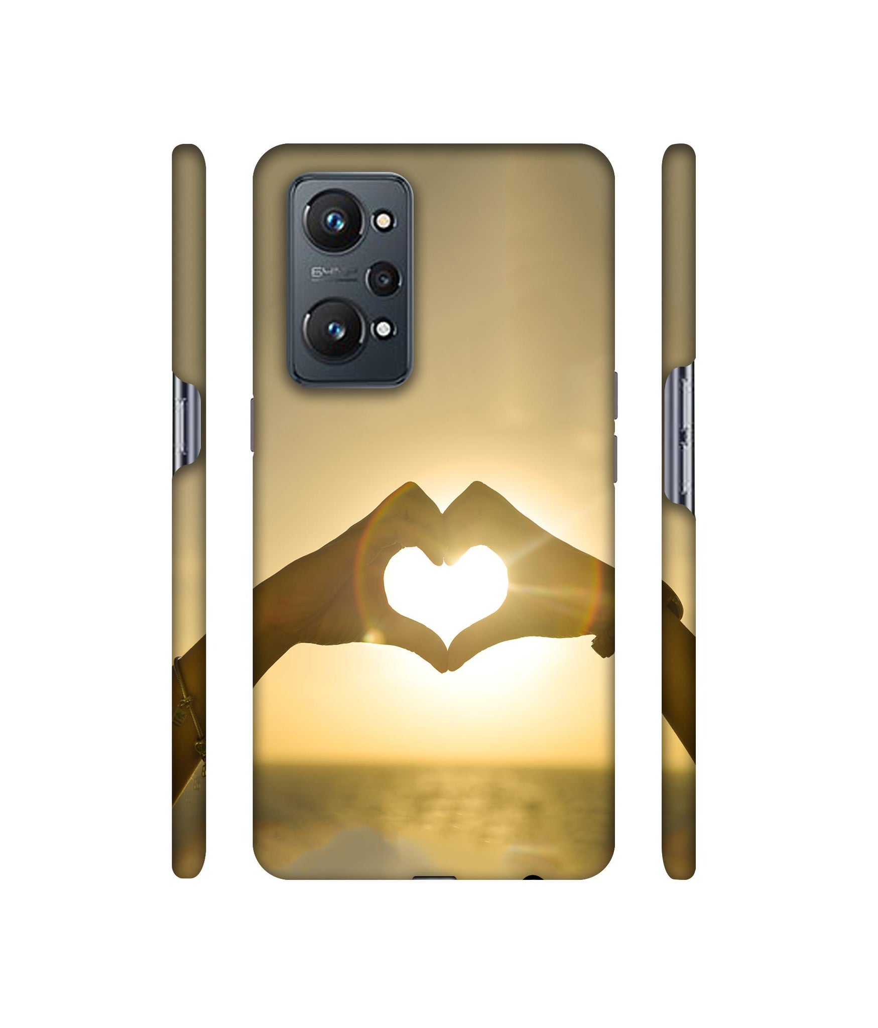 Heart in Hand Shape Designer Hard Back Cover for Realme GT Neo2