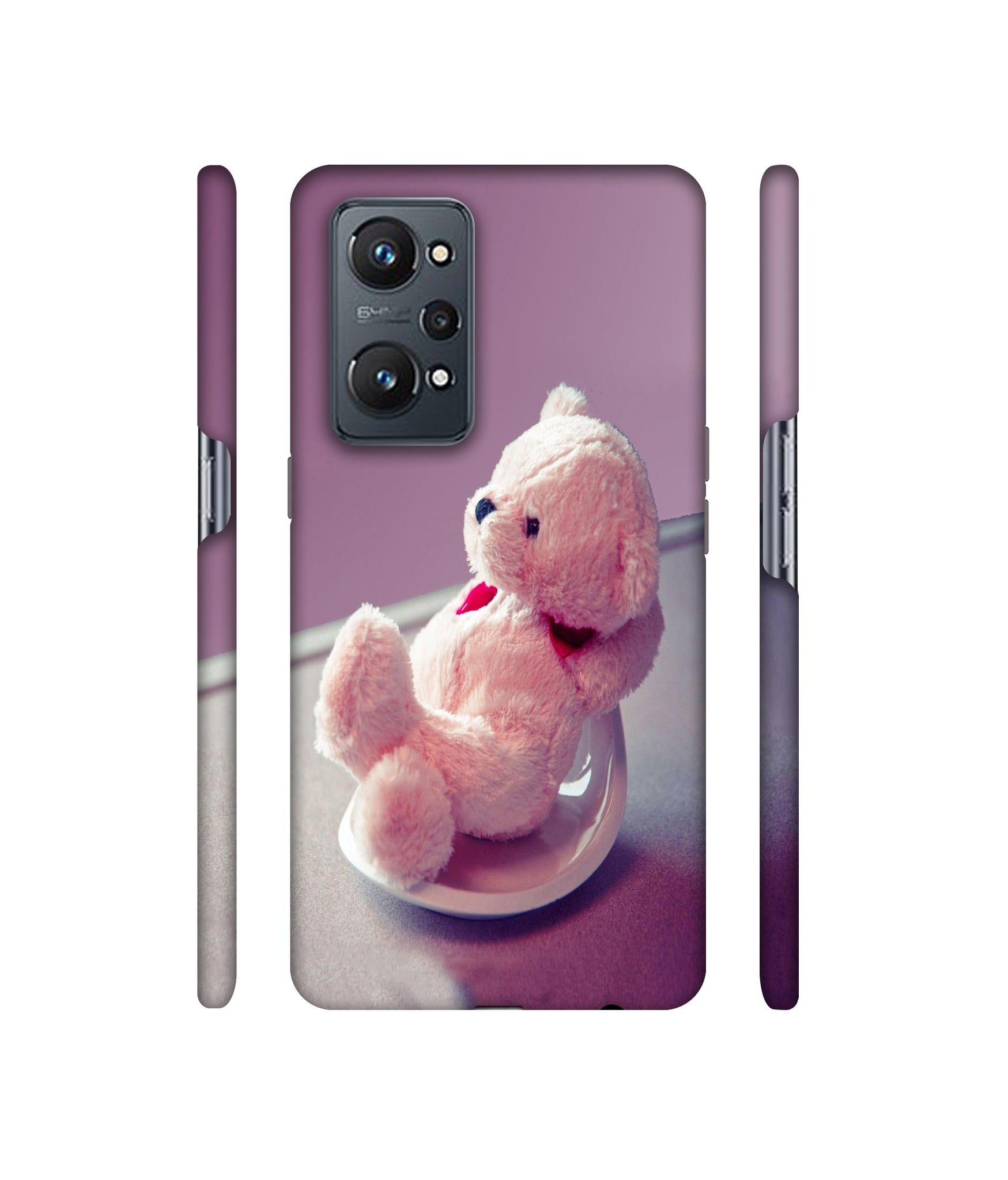 Cute Teddy Bear Designer Hard Back Cover for Realme GT Neo2