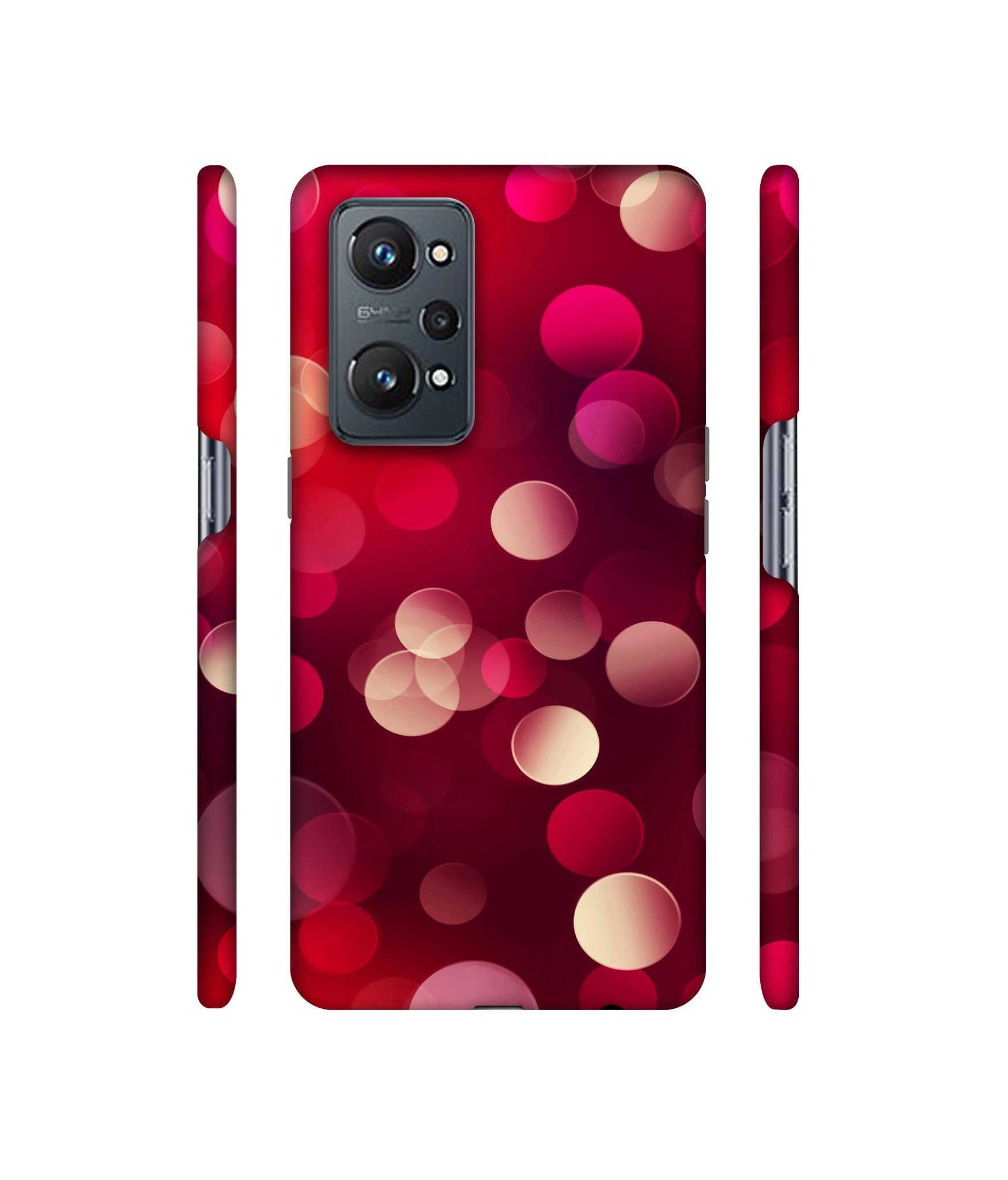 3D Circles Designer Hard Back Cover for Realme GT Neo2