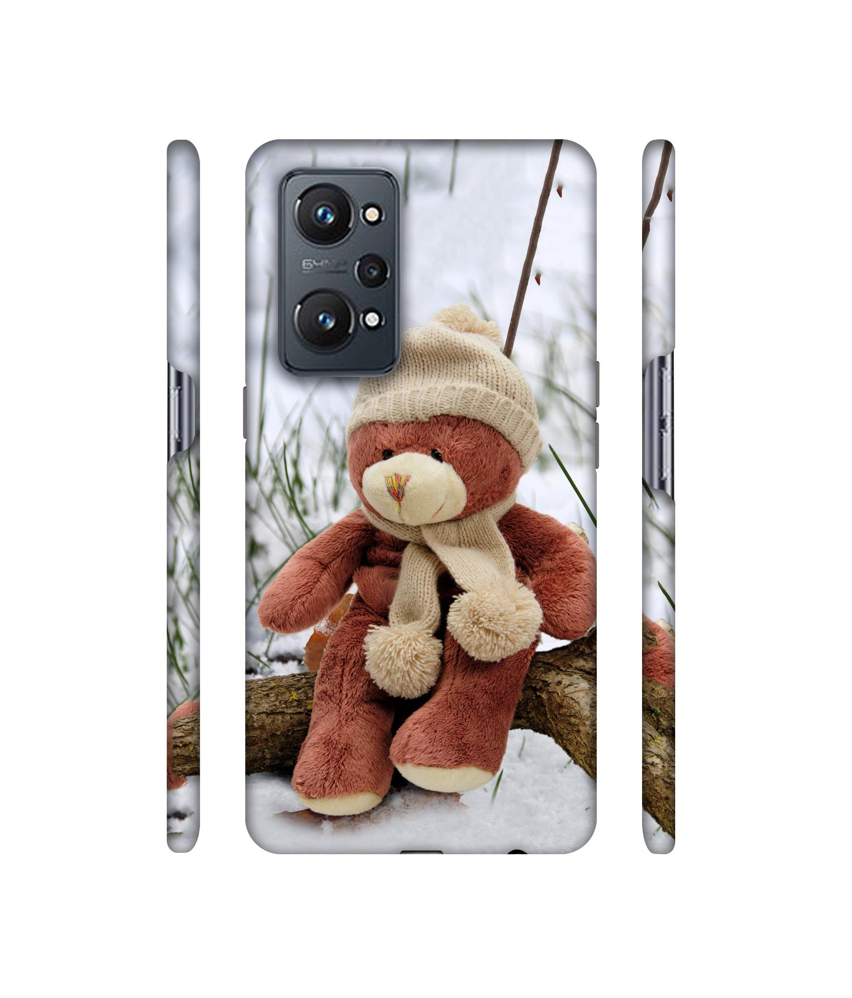 Woolen Bear Designer Hard Back Cover for Realme GT Neo2