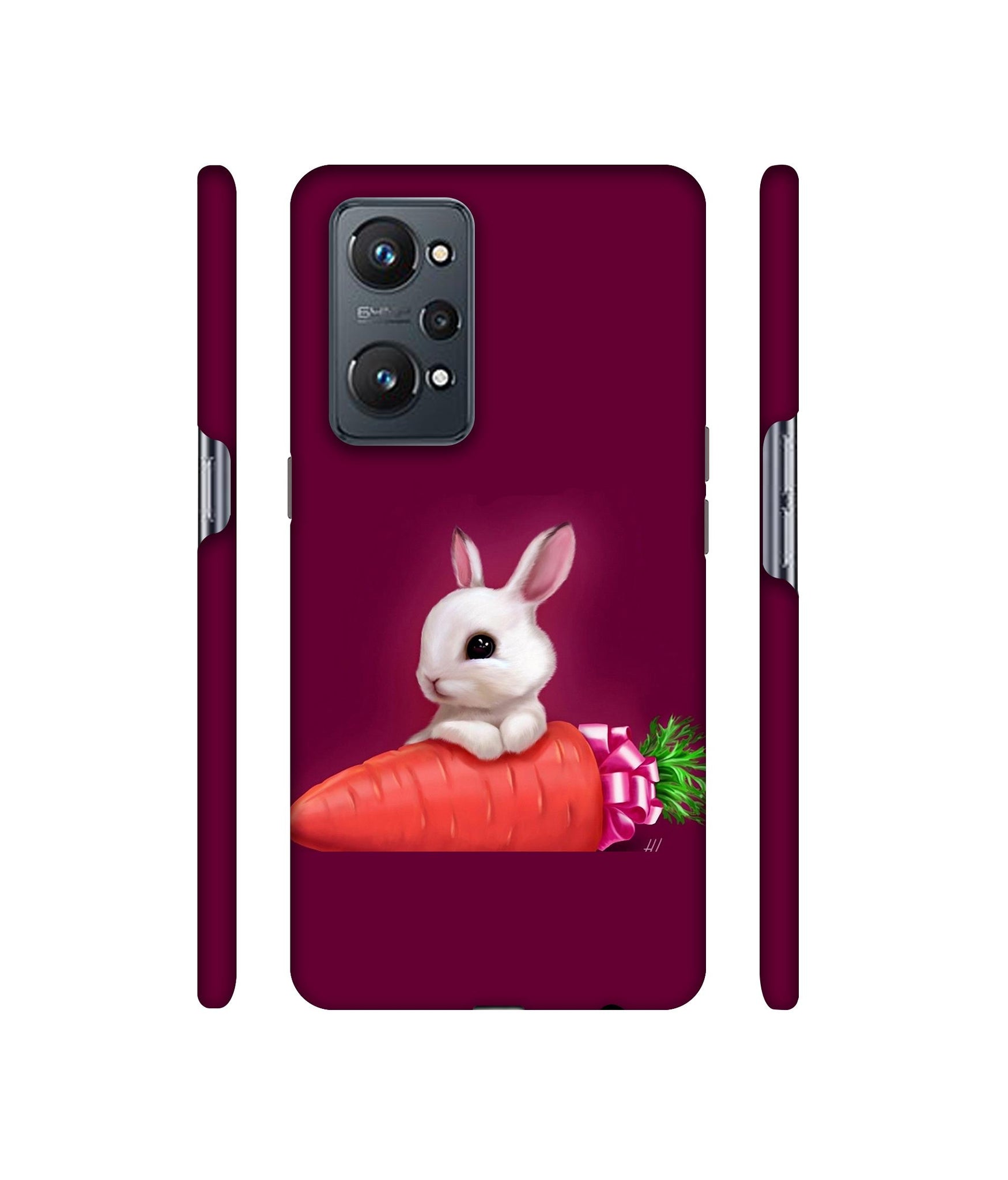 Bunny With Carrot Designer Hard Back Cover for Realme GT Neo2