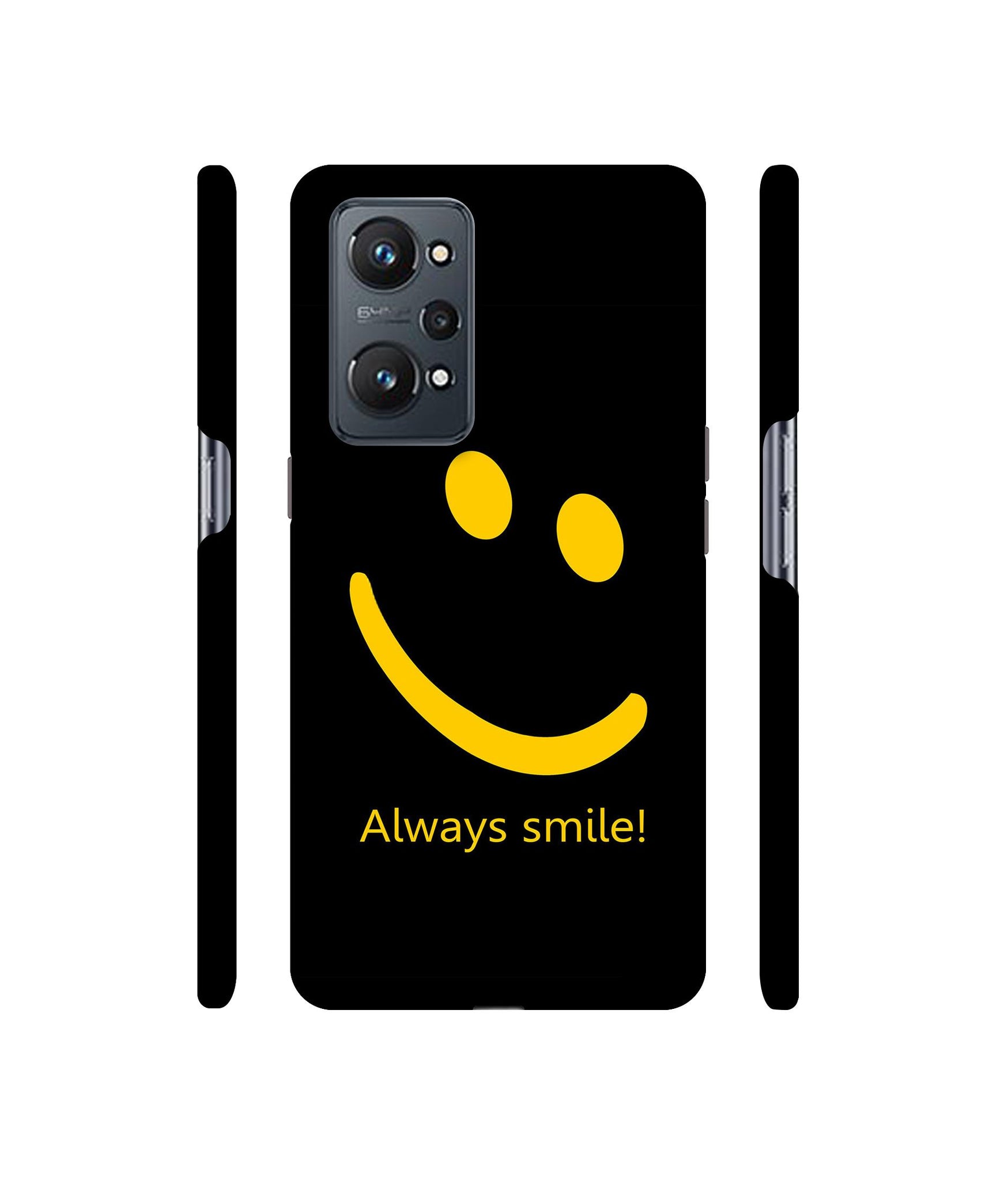 Always Smile Quote Designer Hard Back Cover for Realme GT Neo2