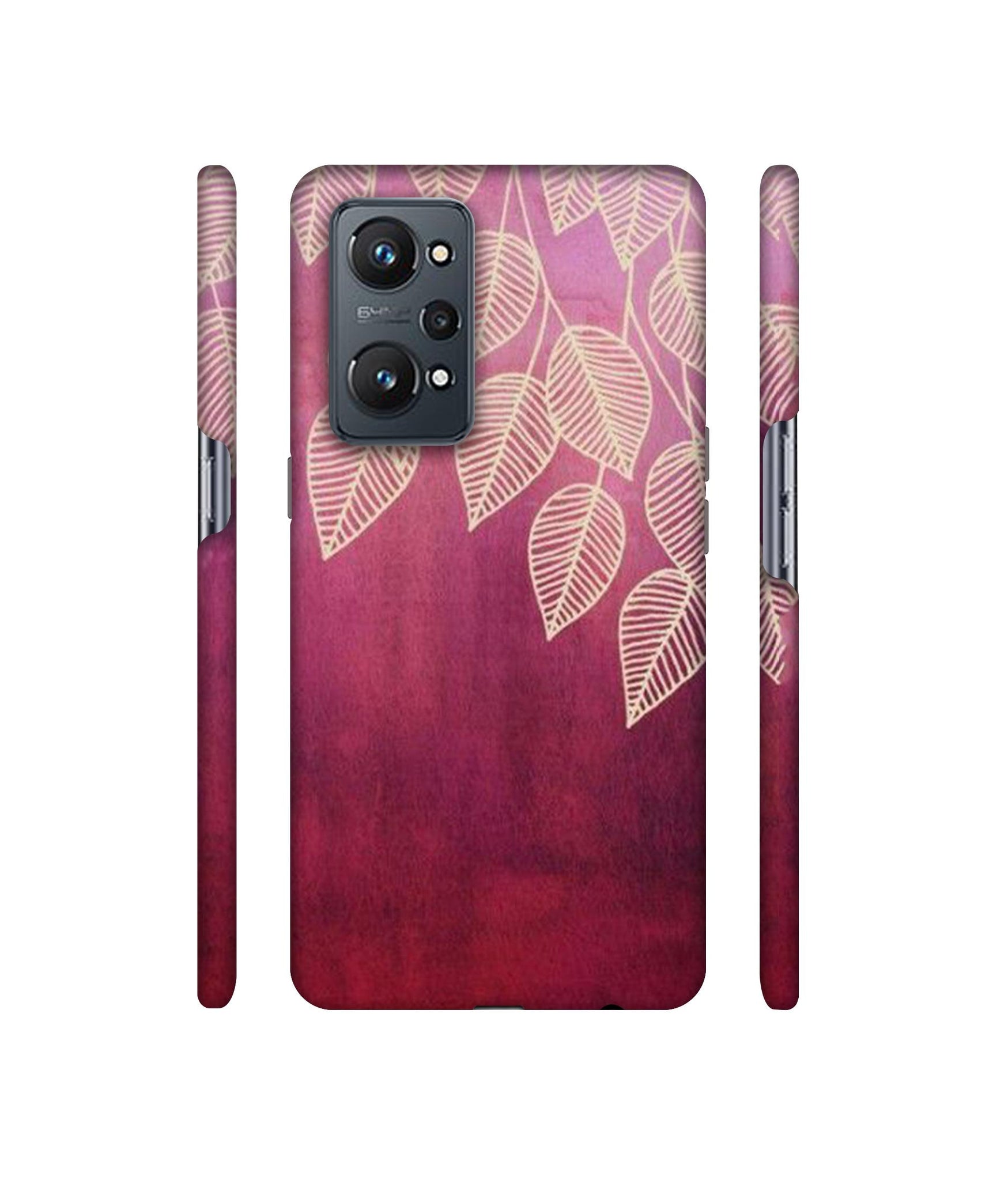 Leaf Pattern Designer Hard Back Cover for Realme GT Neo2