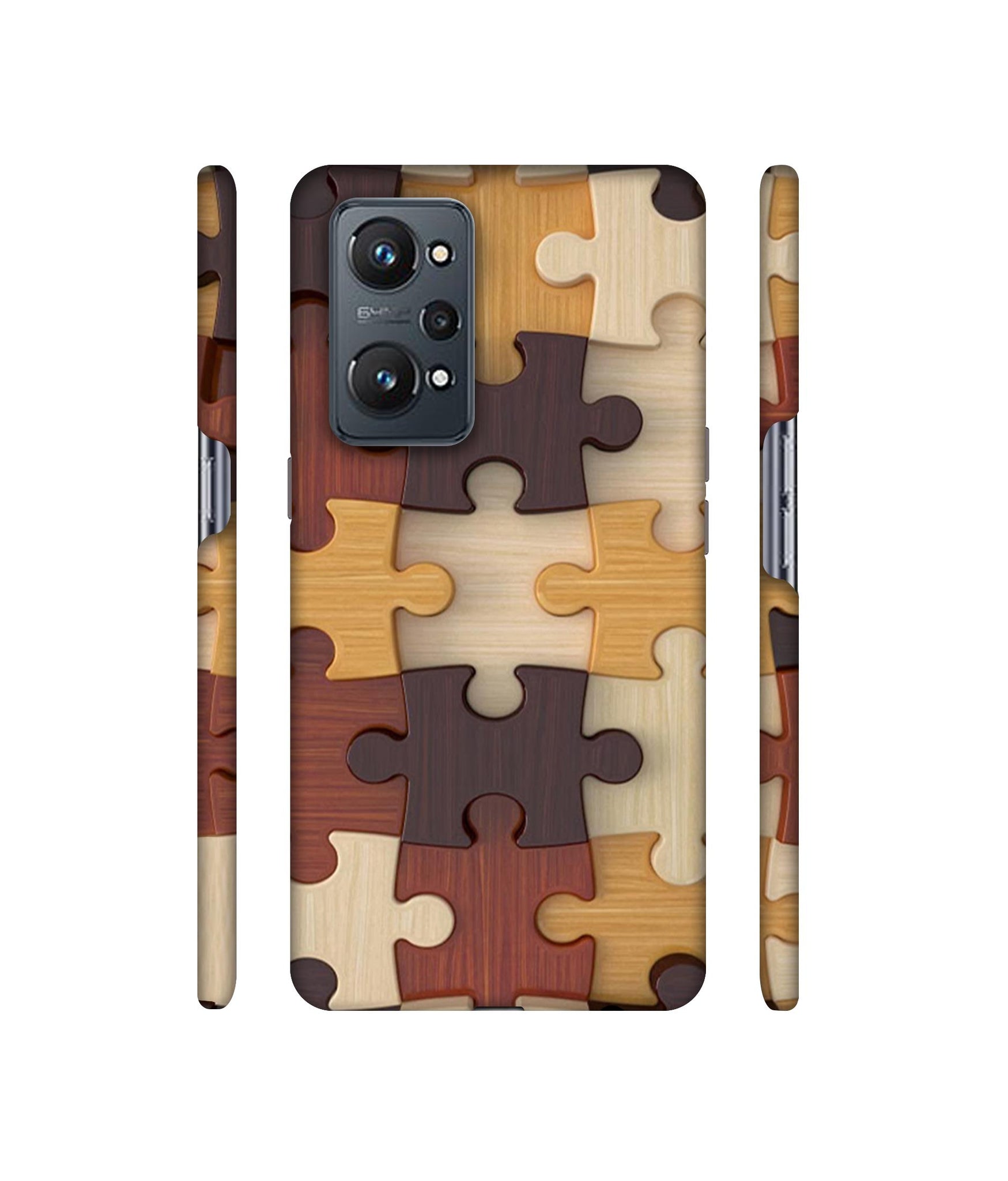Puzzle Pattern Designer Hard Back Cover for Realme GT Neo2