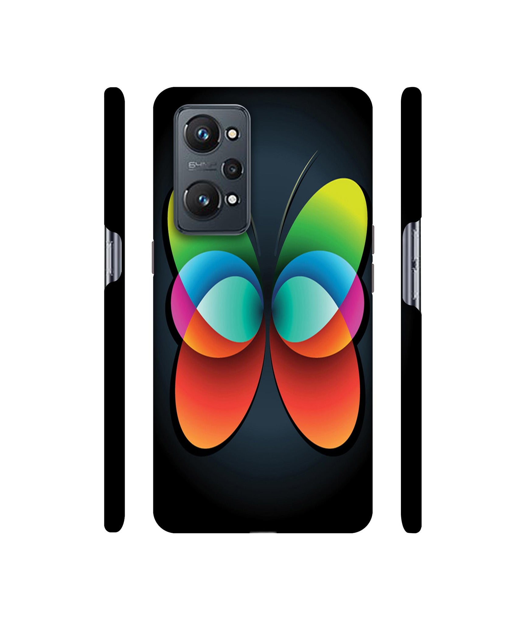 Colourfull Butterfly Designer Hard Back Cover for Realme GT Neo2
