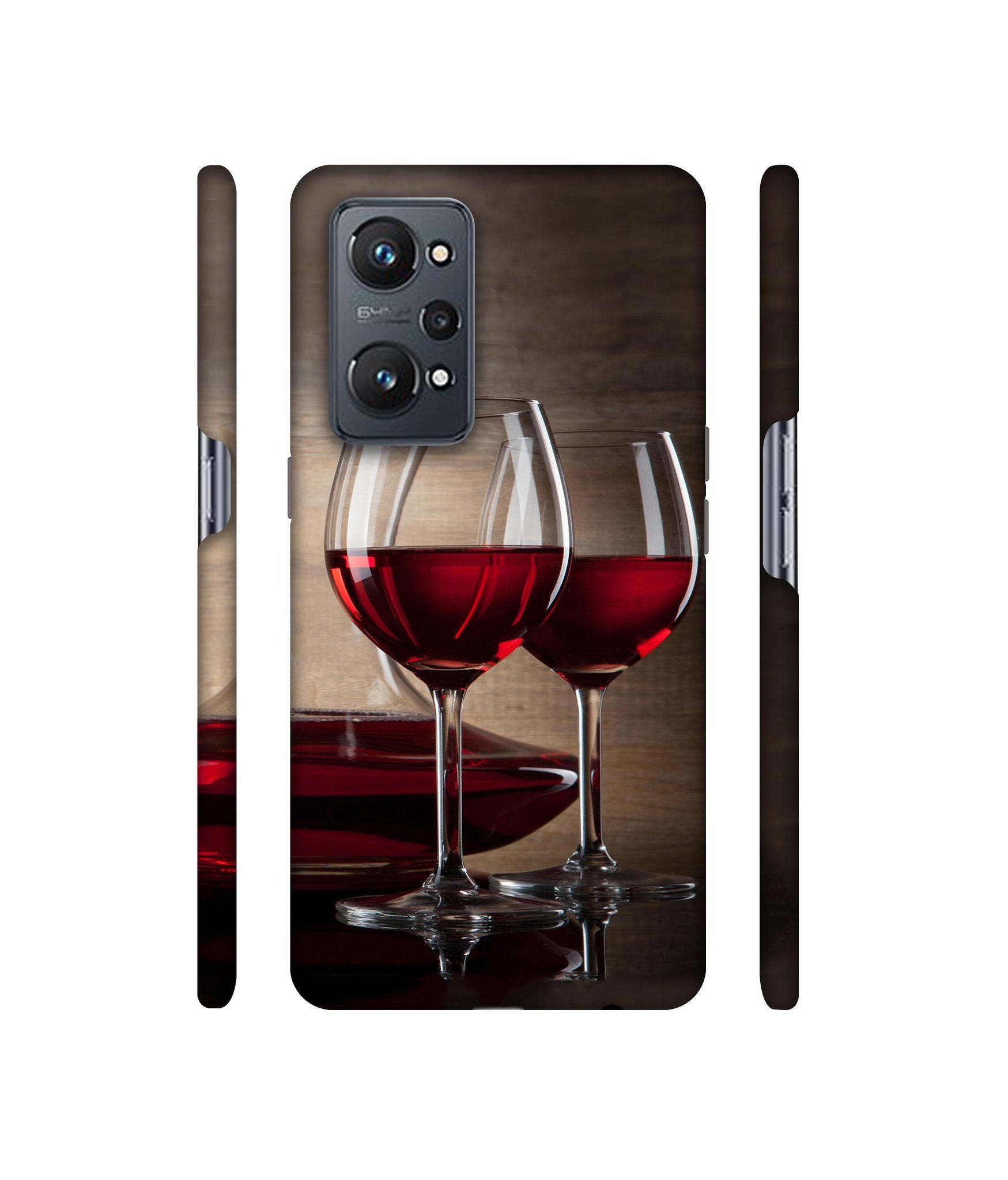 Wine Glass Designer Hard Back Cover for Realme GT Neo2