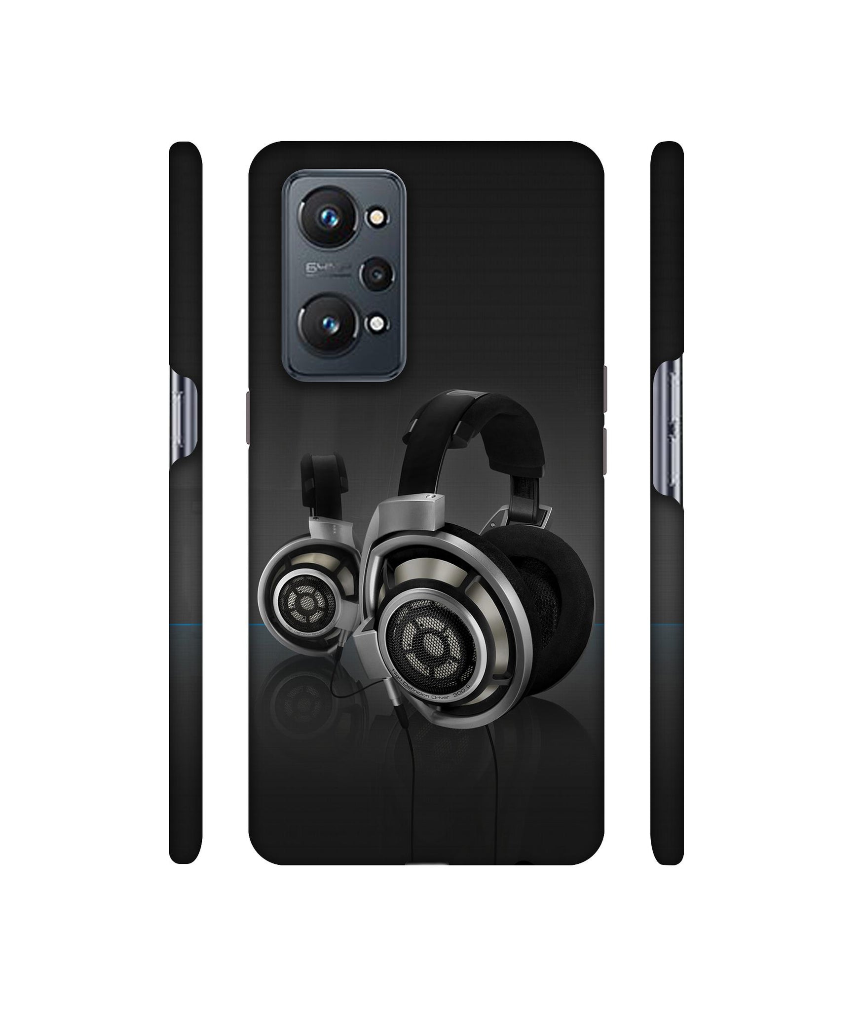 Head Phone Designer Hard Back Cover for Realme GT Neo2