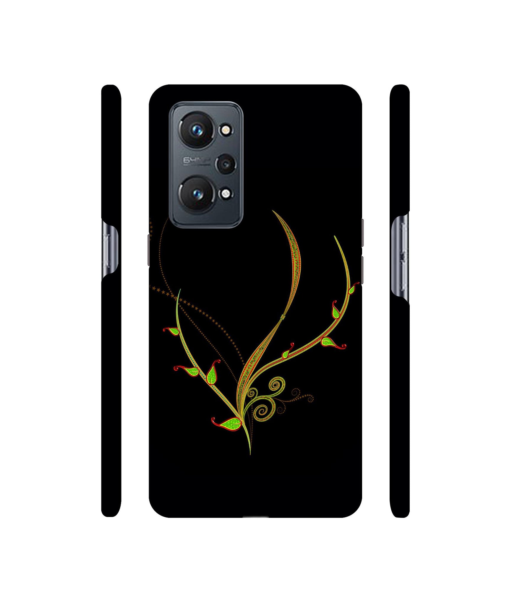 Yellow Pattern Designer Hard Back Cover for Realme GT Neo2