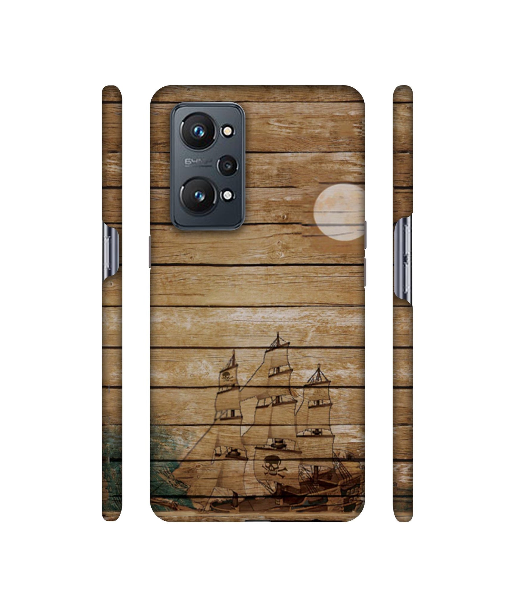 Wooden Pattern Designer Hard Back Cover for Realme GT Neo2
