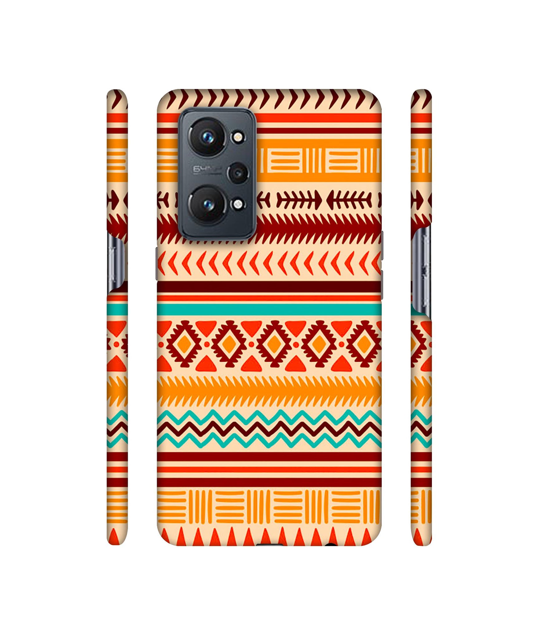 Marathi Rangoli Art Designer Hard Back Cover for Realme GT Neo2
