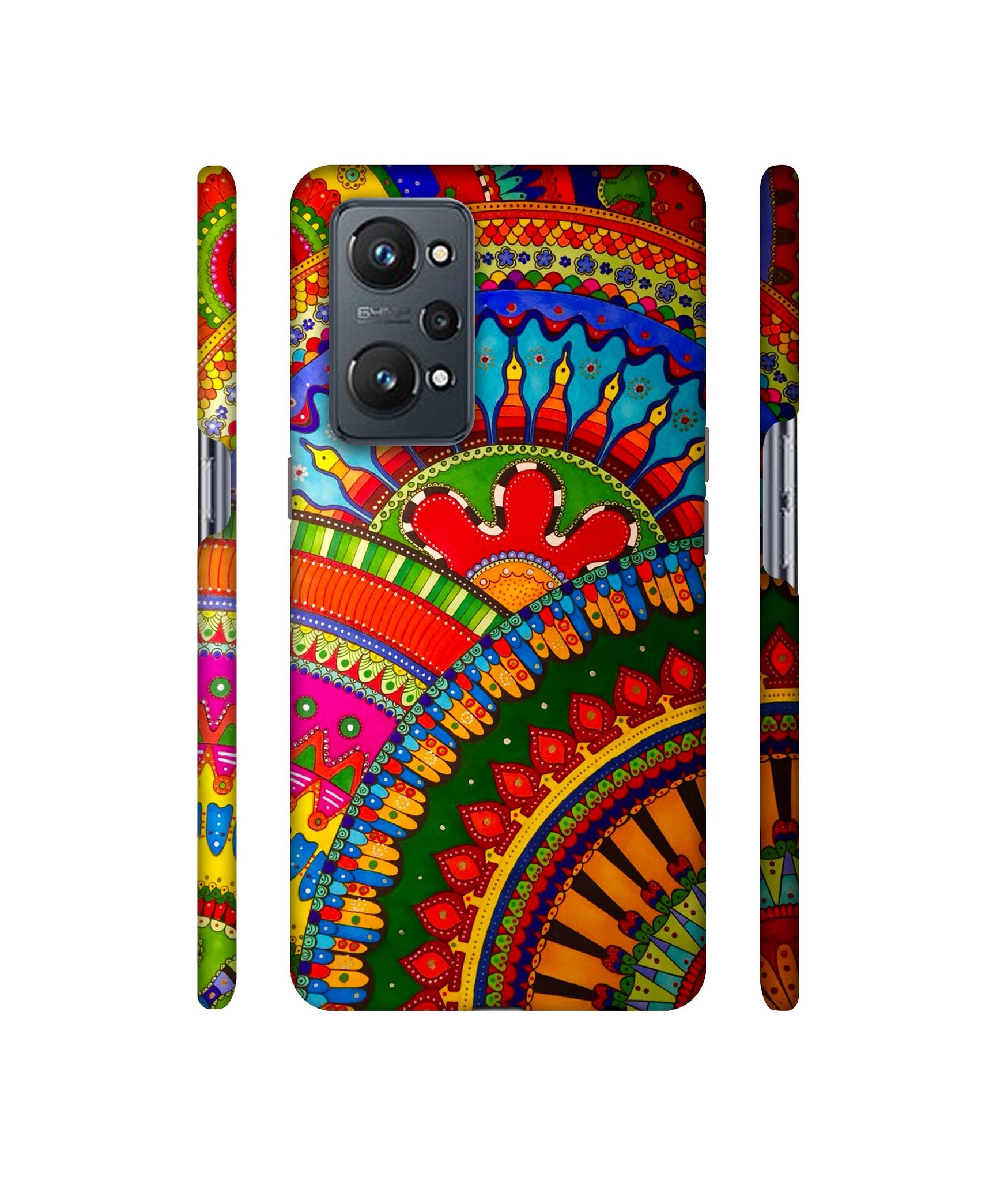 Rajasthani Rangoli Art Designer Hard Back Cover for Realme GT Neo2