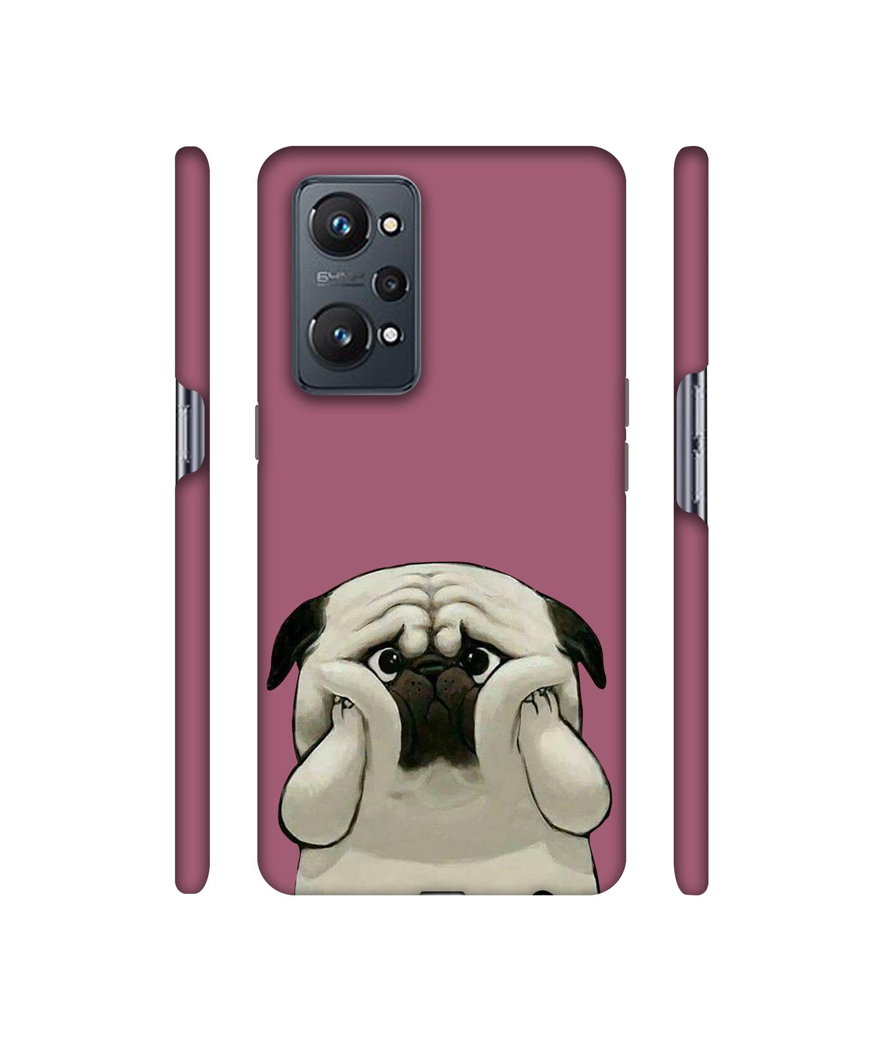 Pot Dog Purple Colour Designer Hard Back Cover for Realme GT Neo2
