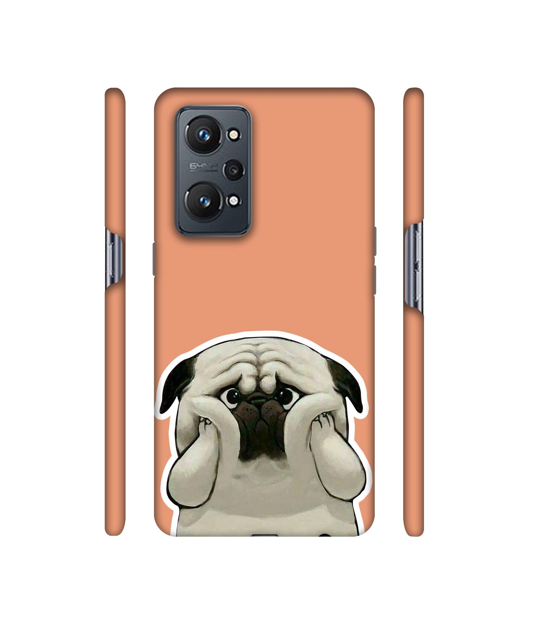 Pot Dog Pich Colour Designer Hard Back Cover for Realme GT Neo2
