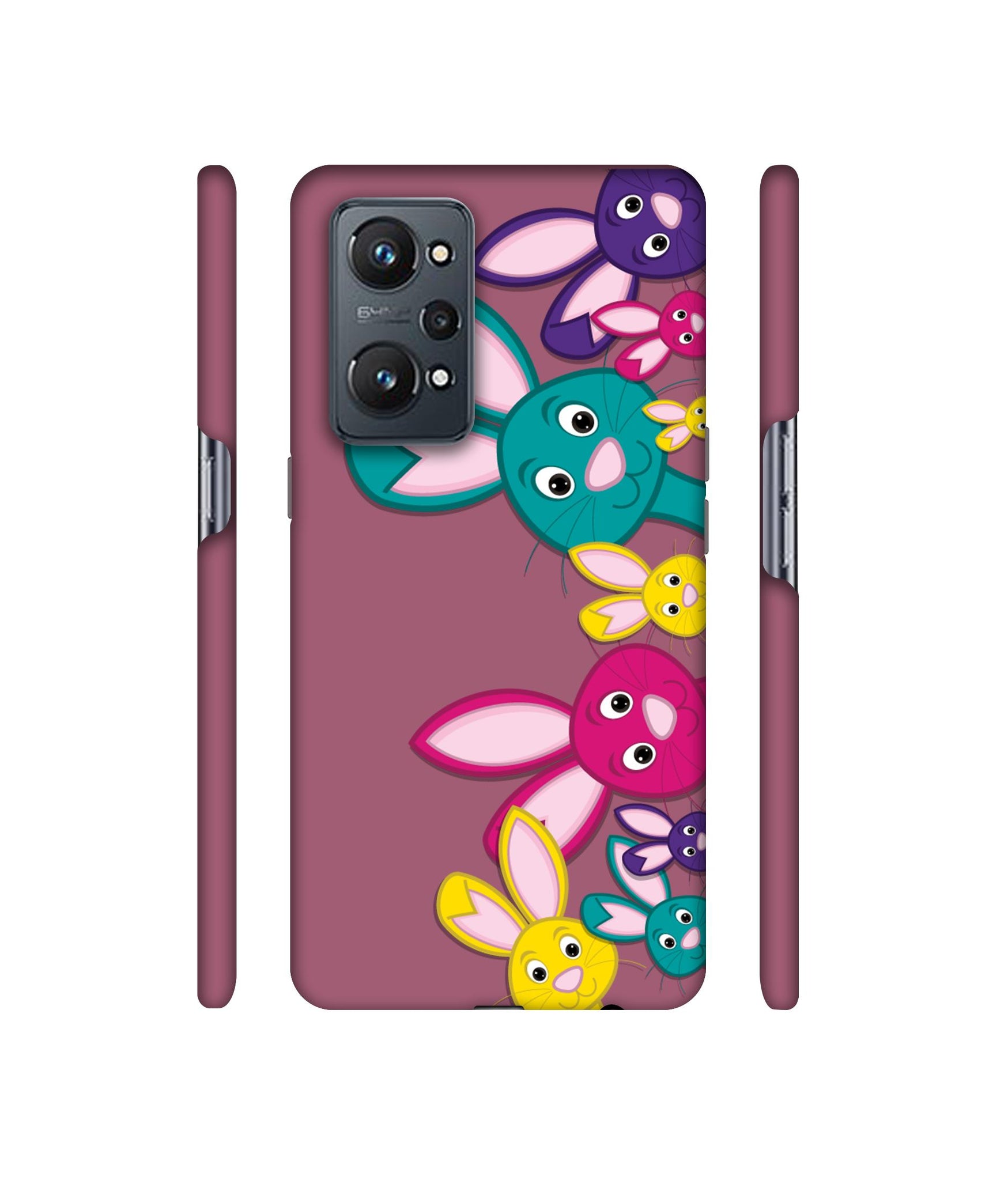 Rabbit Family1 Designer Hard Back Cover for Realme GT Neo2