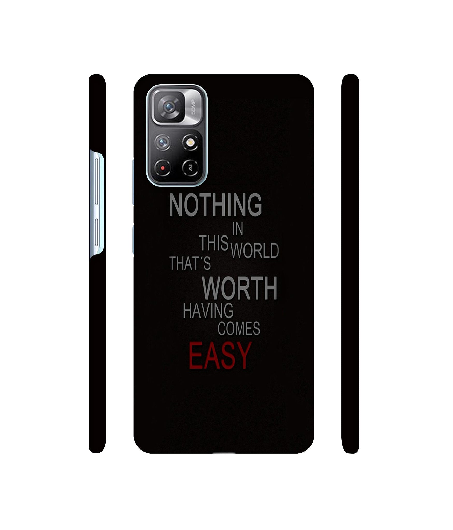 Life Quotes Designer Hard Back Cover for Mi Redmi Note 11T 5G / Poco M4 Pro 5G