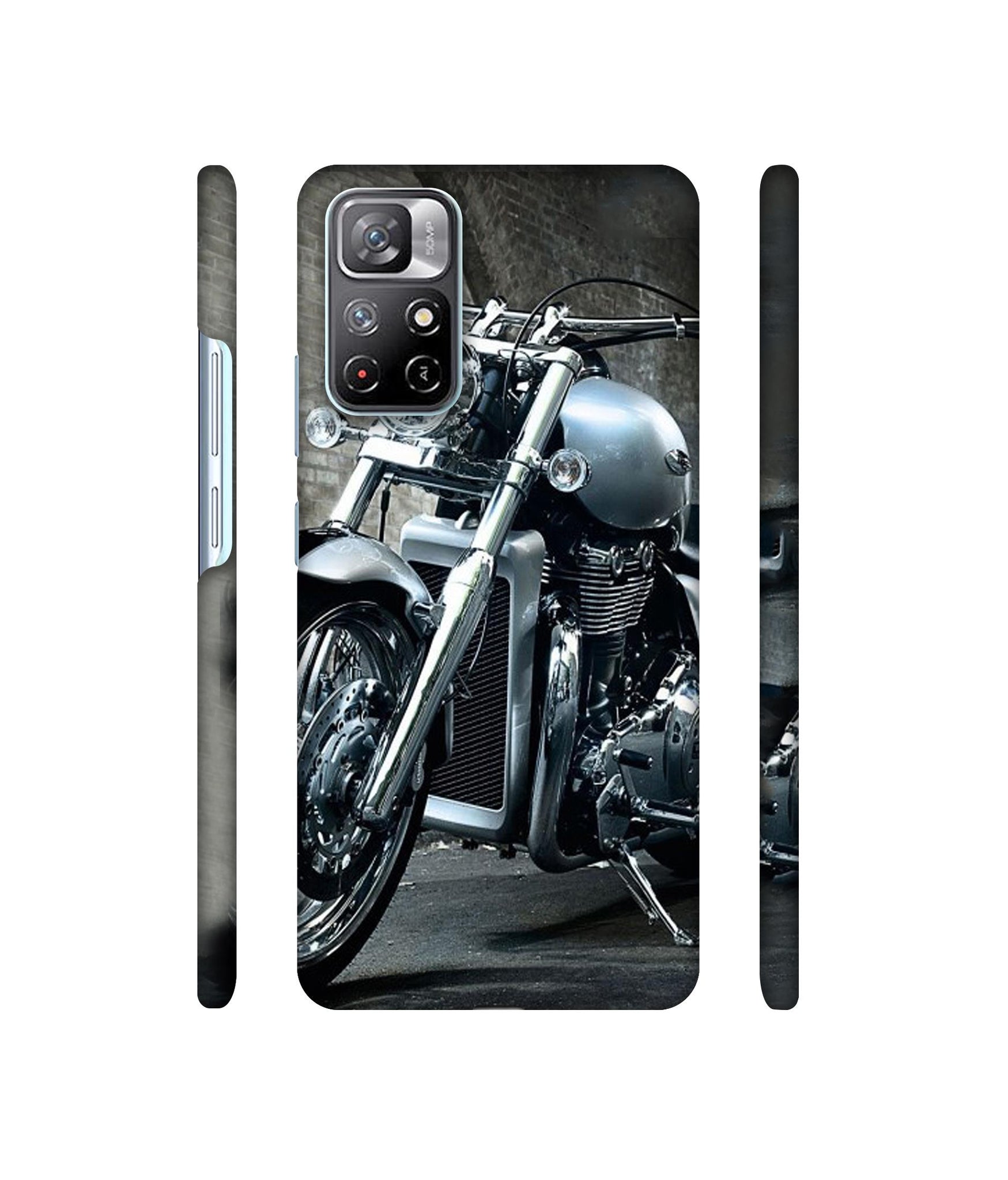Motorcycle Designer Hard Back Cover for Mi Redmi Note 11T 5G / Poco M4 Pro 5G