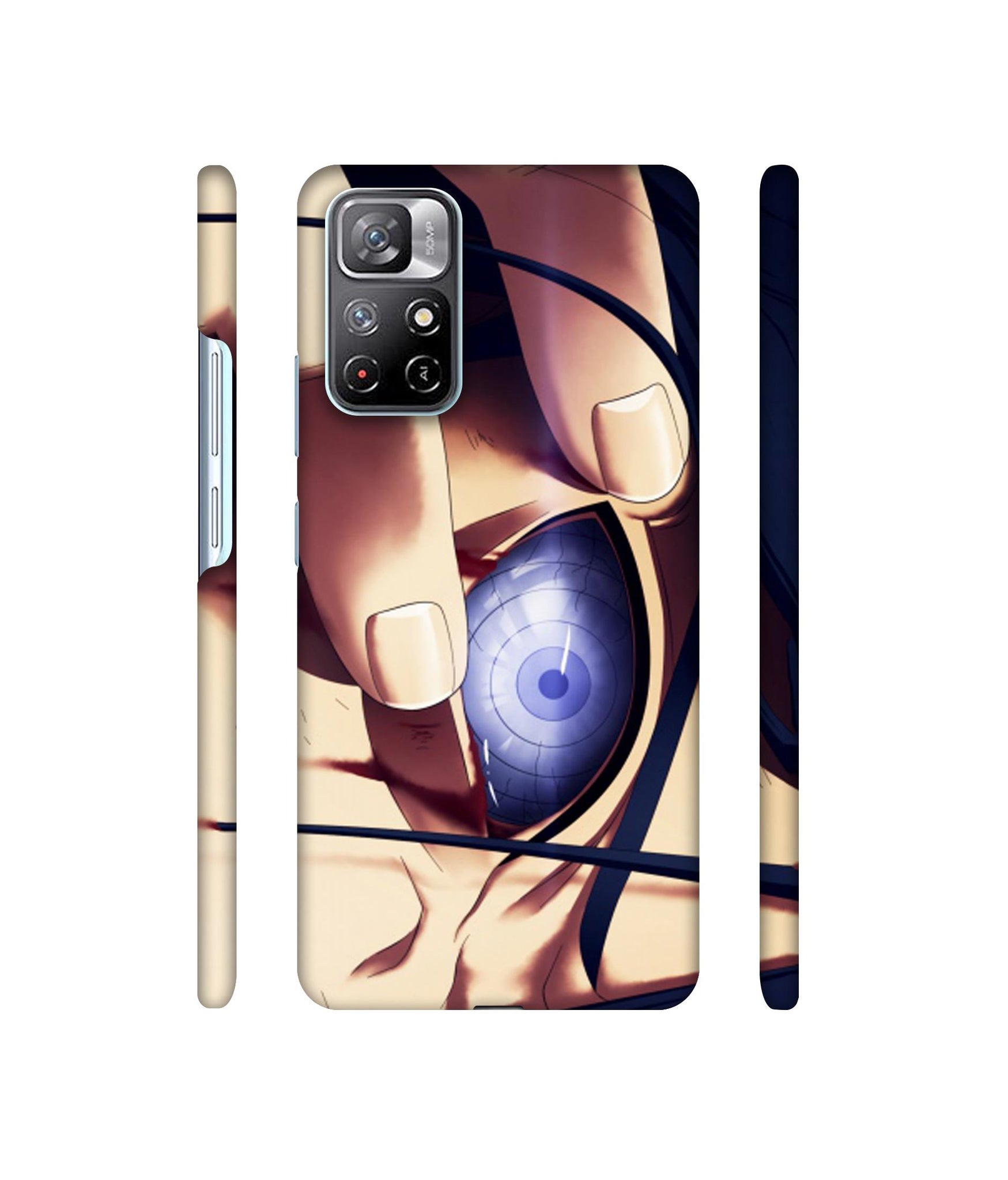 Anime Naruto Eye Designer Hard Back Cover for Mi Redmi Note 11T 5G / Poco M4 Pro 5G