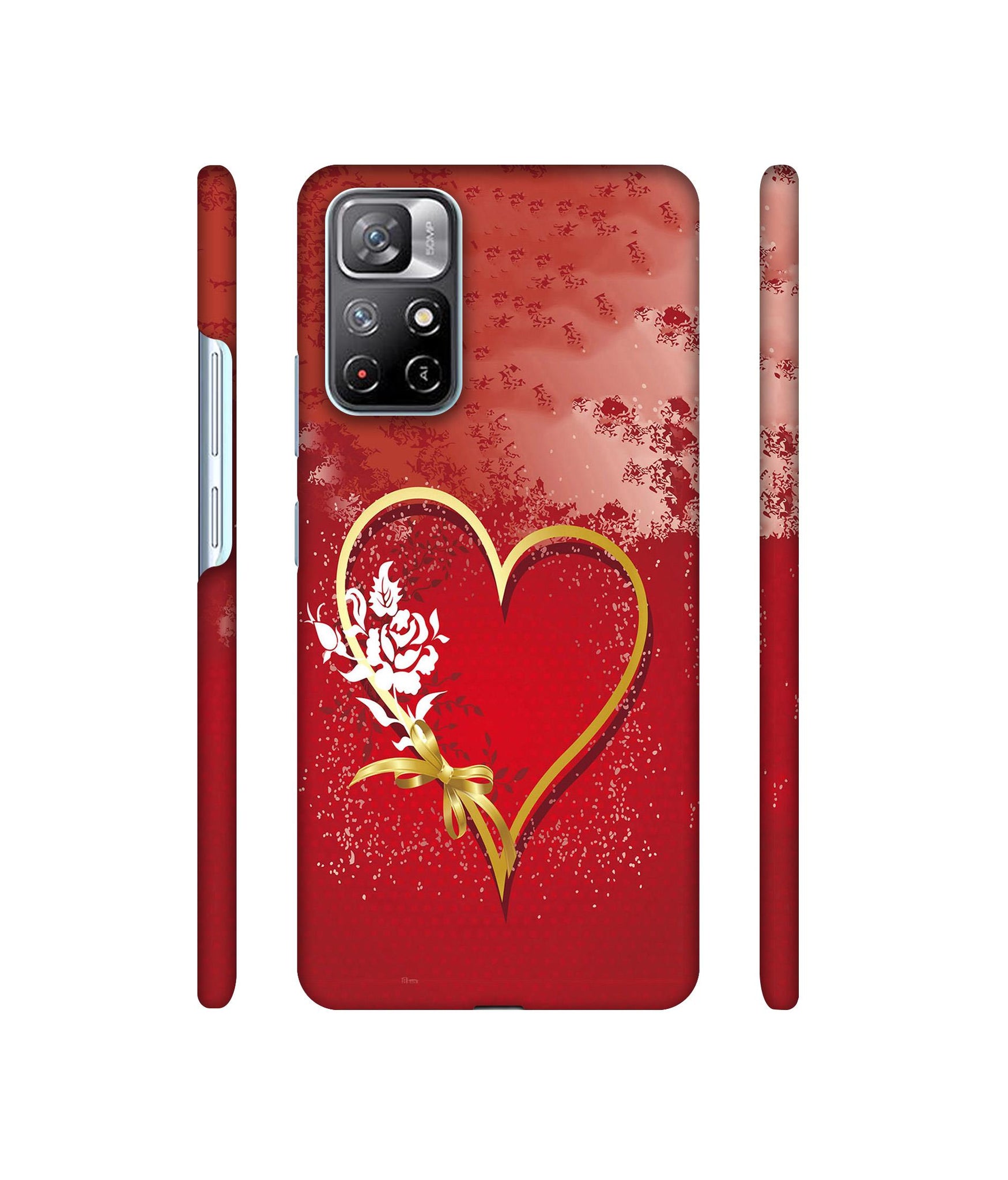 Love Rose Designer Hard Back Cover for Mi Redmi Note 11T 5G / Poco M4 Pro 5G