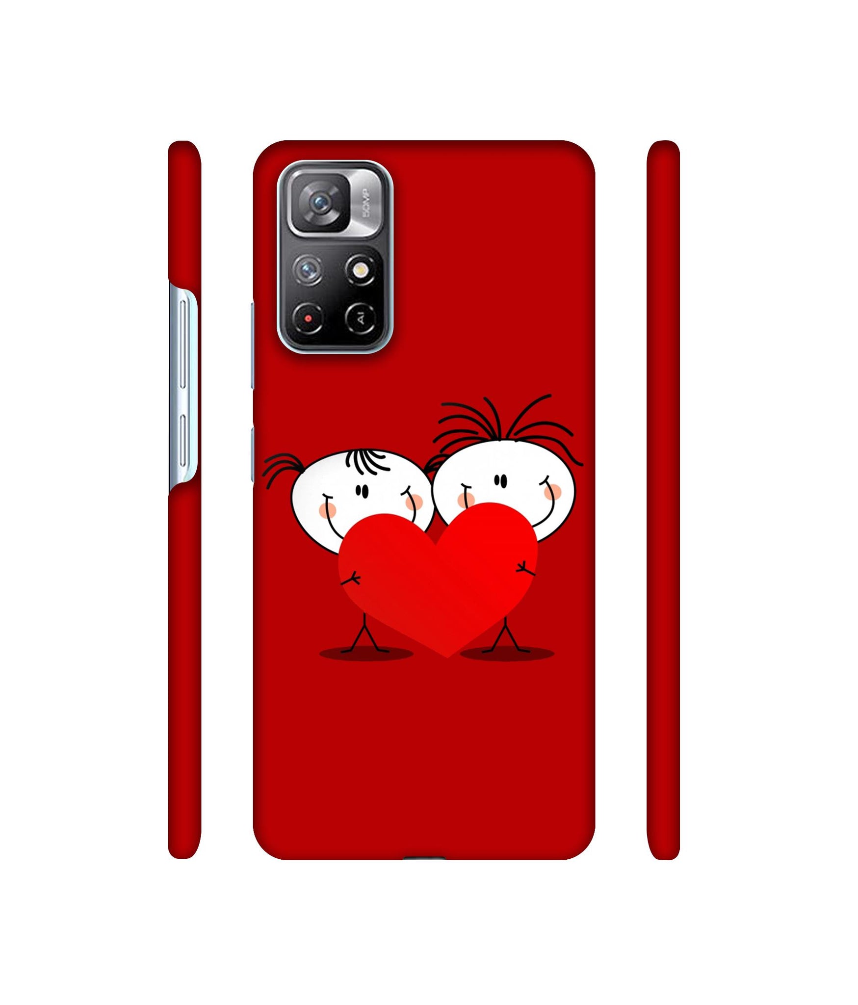 Valentines Day Designer Hard Back Cover for Mi Redmi Note 11T 5G / Poco M4 Pro 5G