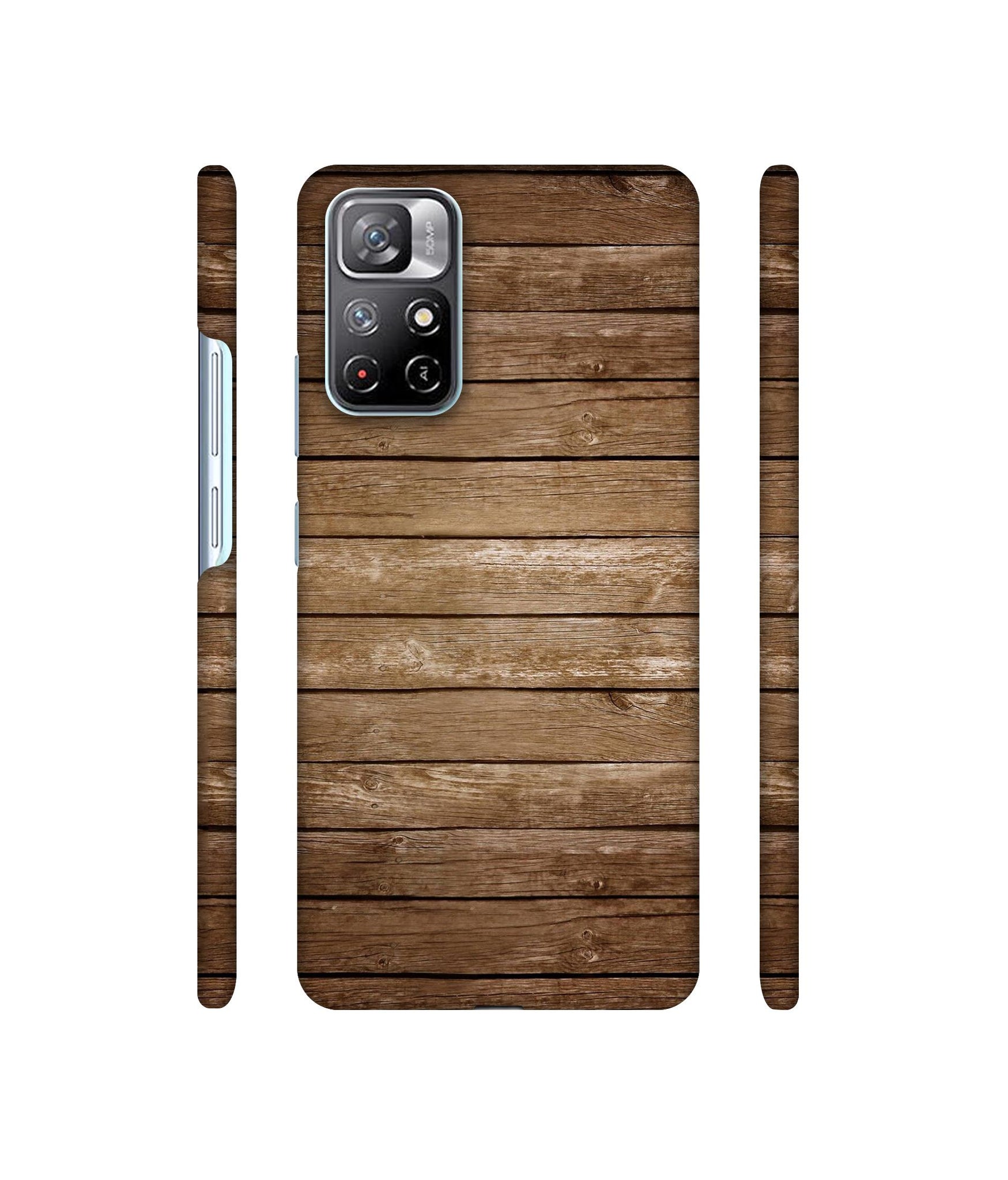 Wood Designer Hard Back Cover for Mi Redmi Note 11T 5G / Poco M4 Pro 5G
