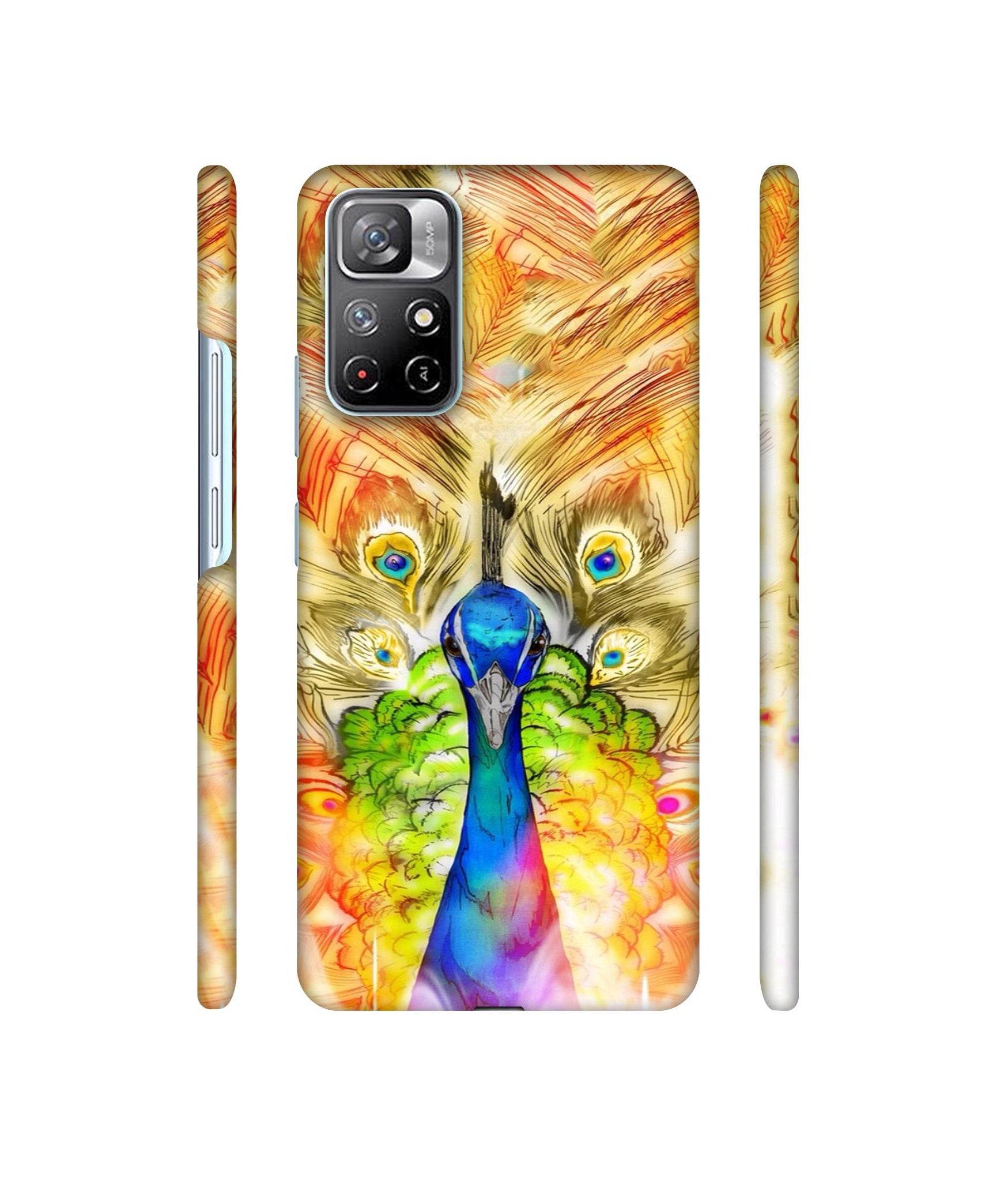 Colorful Joy Pattern Designer Hard Back Cover for Mi Redmi Note 11T 5G / Poco M4 Pro 5G