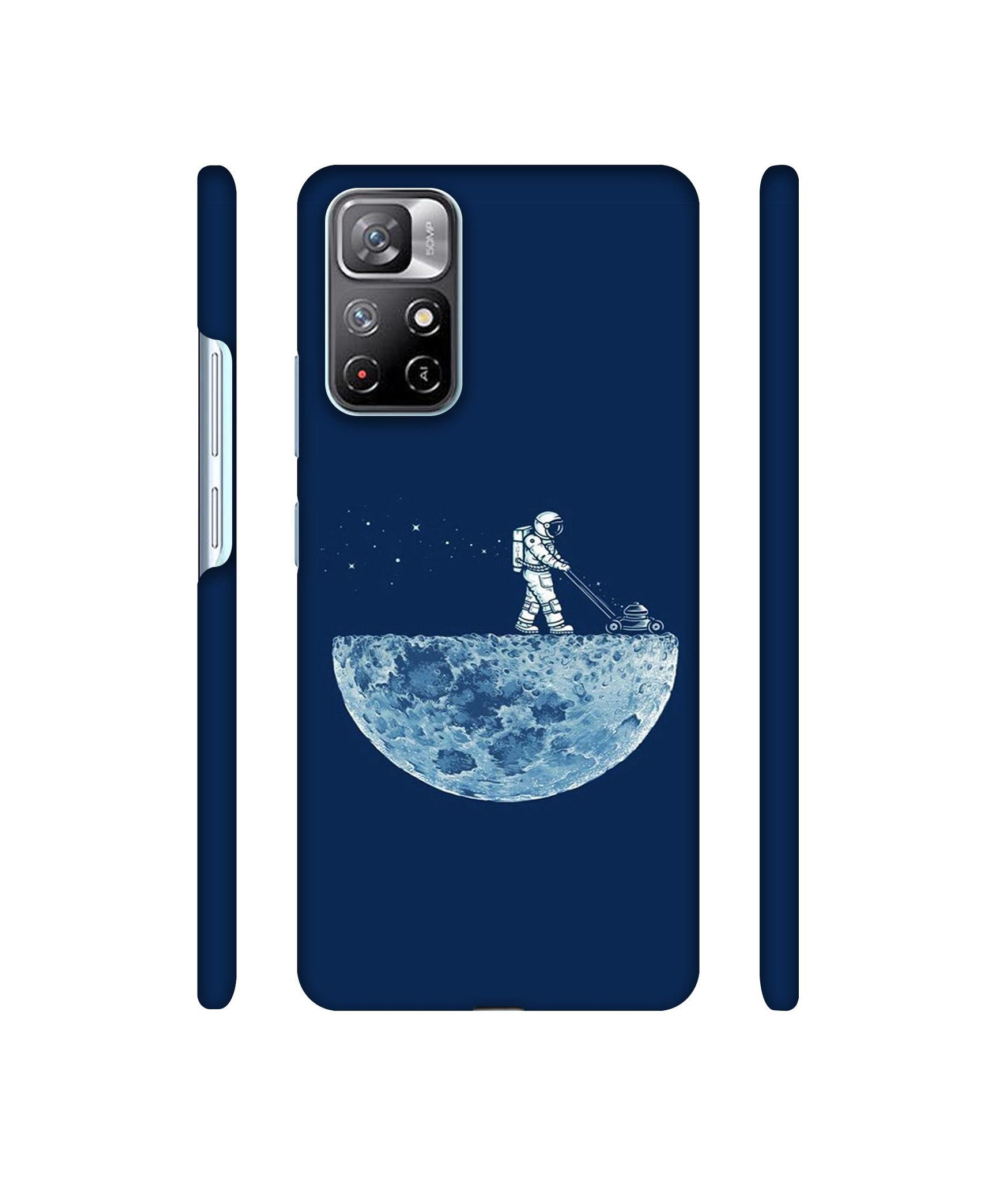Moon Walk Designer Hard Back Cover for Mi Redmi Note 11T 5G / Poco M4 Pro 5G
