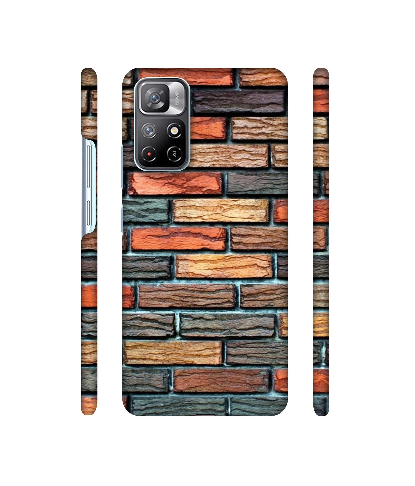 Brick Wall Designer Hard Back Cover for Mi Redmi Note 11T 5G / Poco M4 Pro 5G