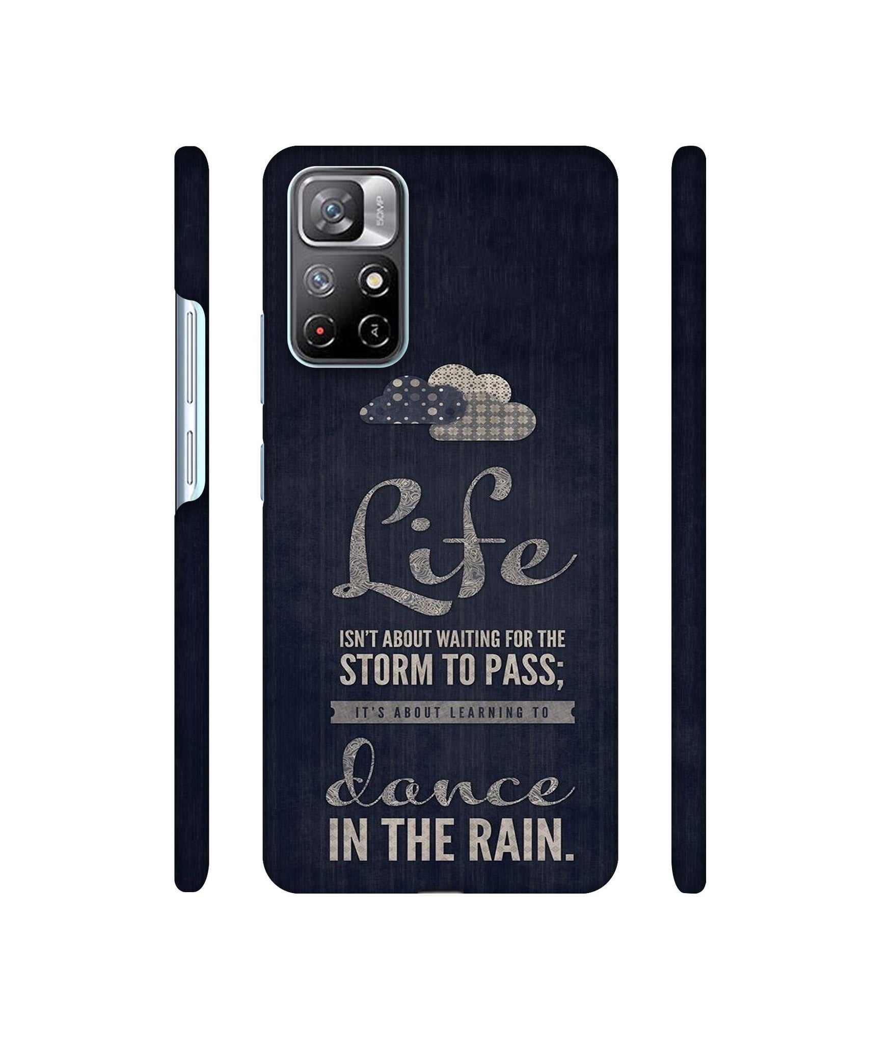 Life in The Rain Designer Hard Back Cover for Mi Redmi Note 11T 5G / Poco M4 Pro 5G