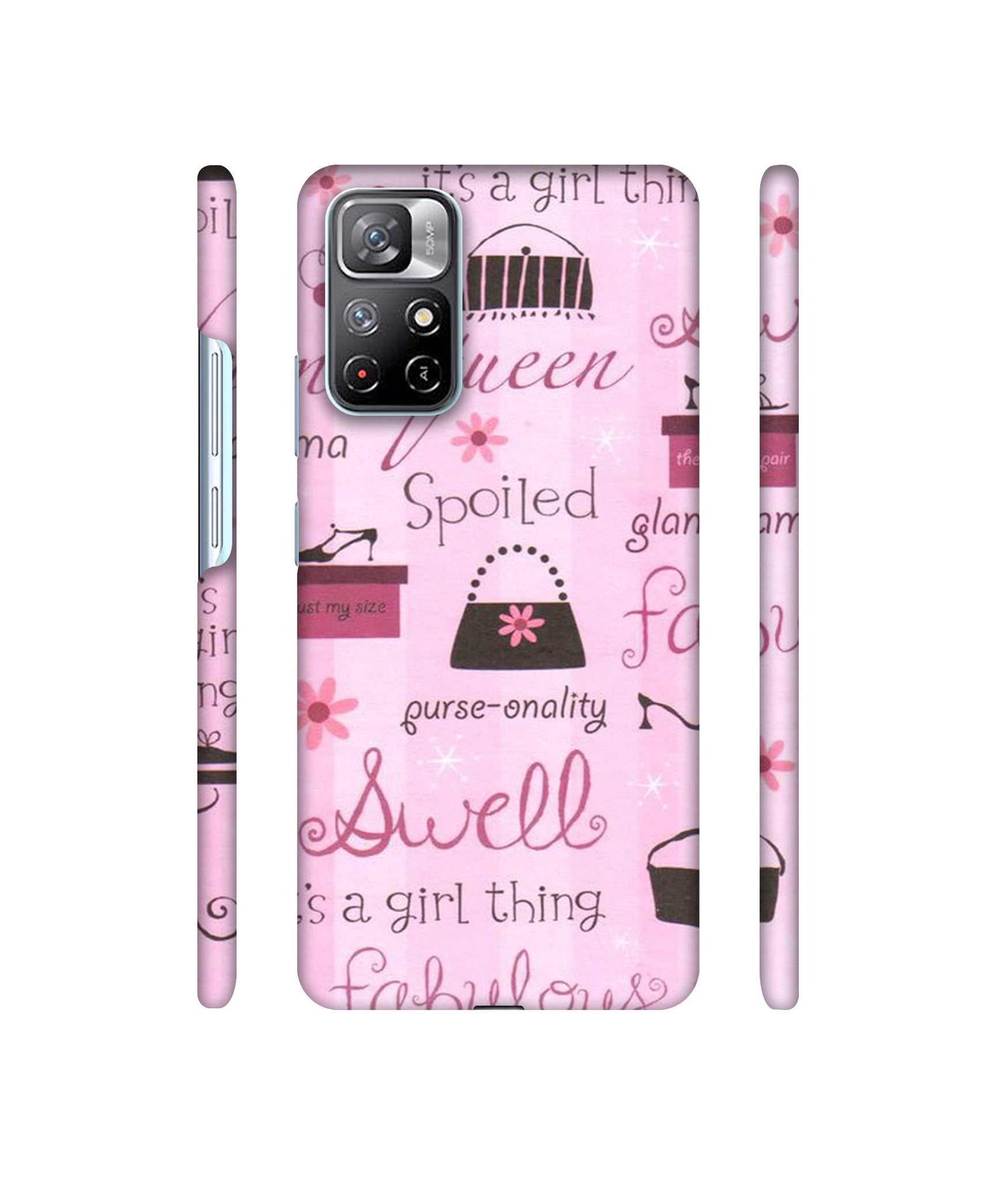 Its A Girl Thing Designer Hard Back Cover for Mi Redmi Note 11T 5G / Poco M4 Pro 5G