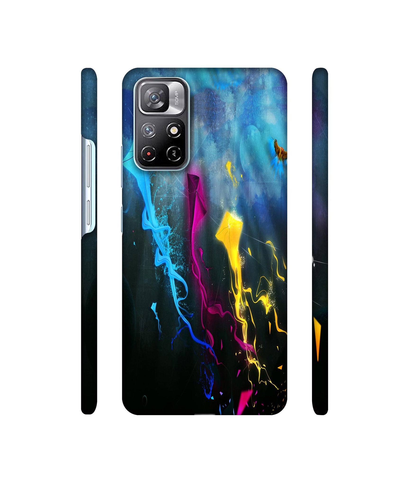 Kites Designer Hard Back Cover for Mi Redmi Note 11T 5G / Poco M4 Pro 5G