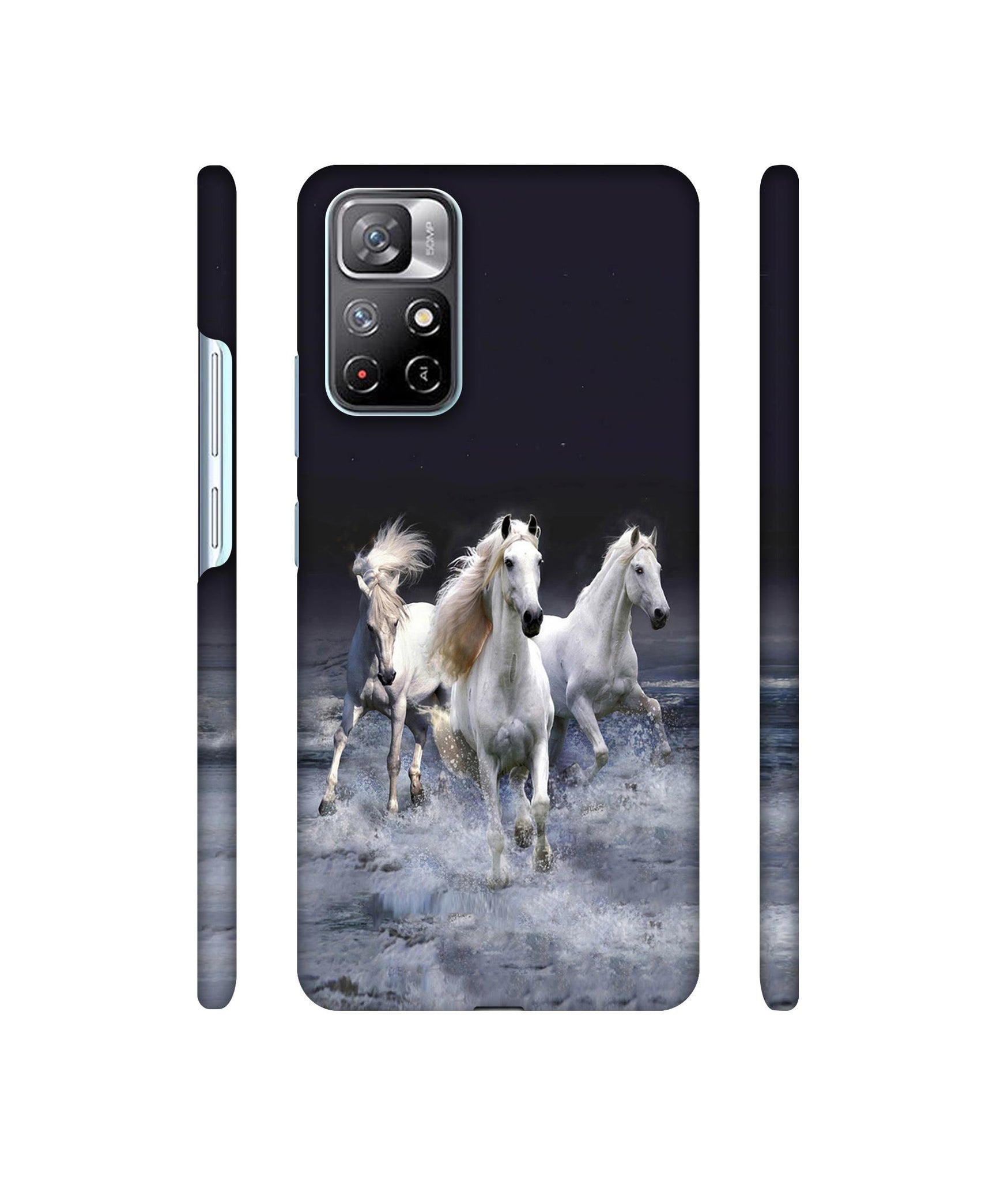 Mystic Horse Designer Hard Back Cover for Mi Redmi Note 11T 5G / Poco M4 Pro 5G