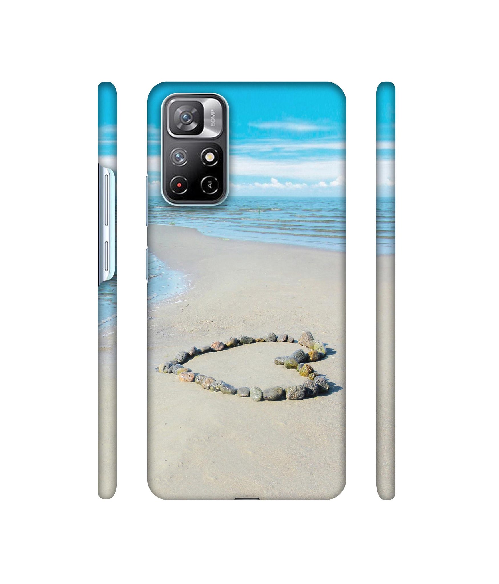 Stone Love Designer Hard Back Cover for Mi Redmi Note 11T 5G / Poco M4 Pro 5G