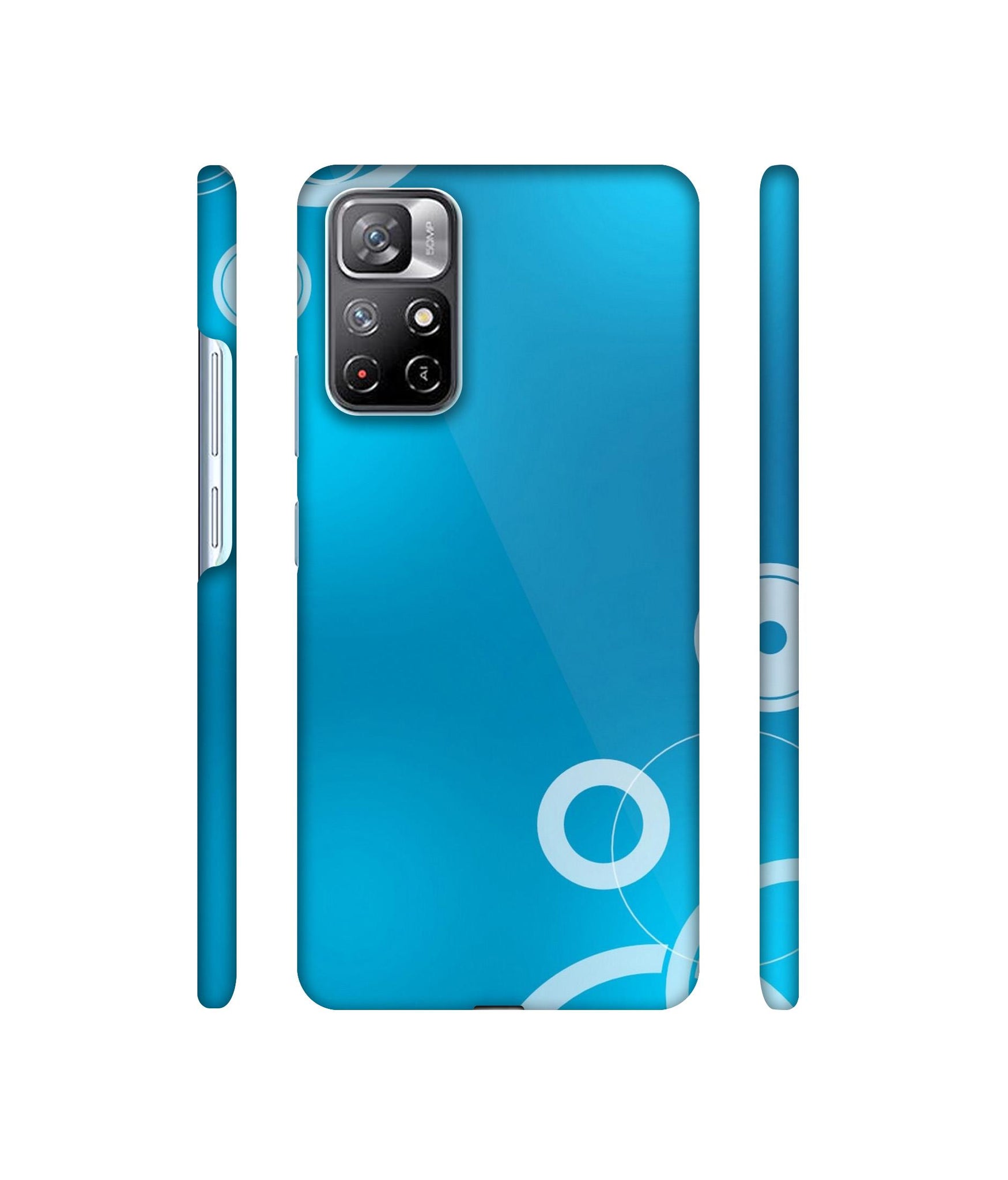 Circle Background Designer Hard Back Cover for Mi Redmi Note 11T 5G / Poco M4 Pro 5G