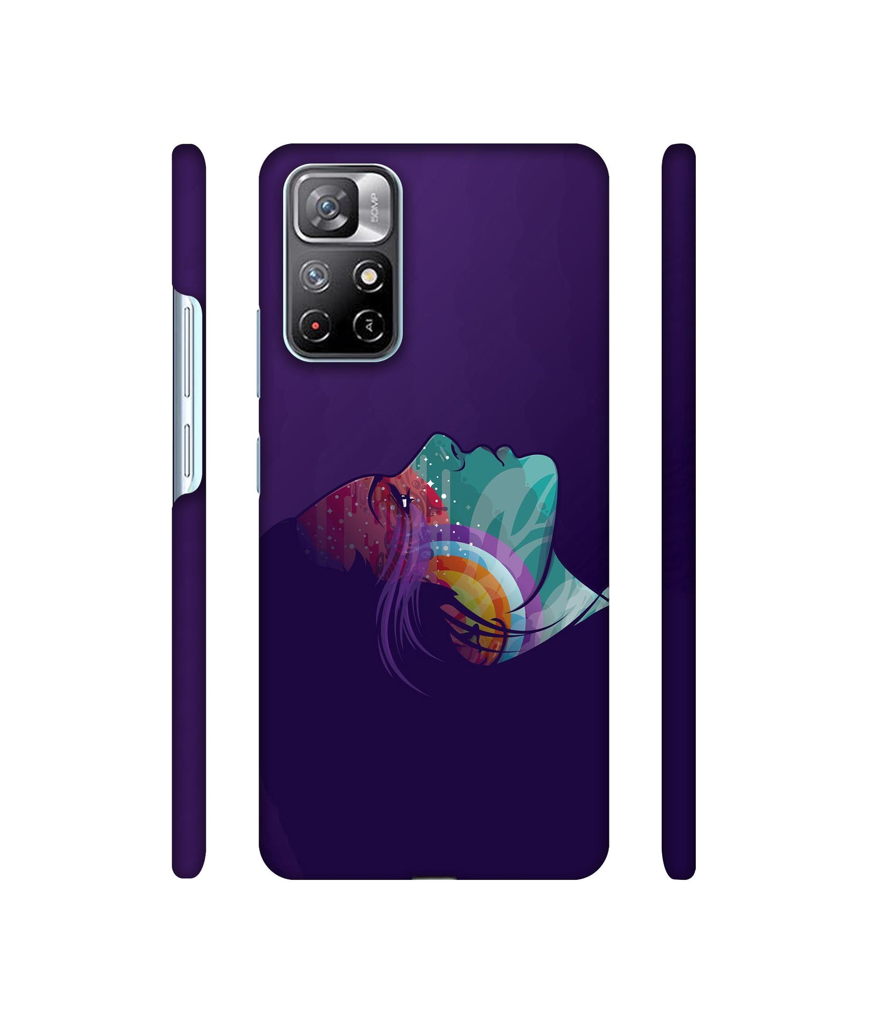 Vector Girl Designer Hard Back Cover for Mi Redmi Note 11T 5G / Poco M4 Pro 5G