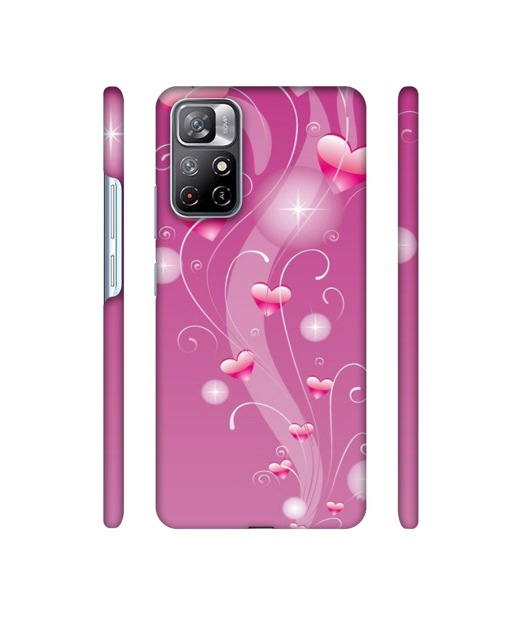 Tea White Designer Hard Back Cover for Mi Redmi Note 11T 5G / Poco M4 Pro 5G