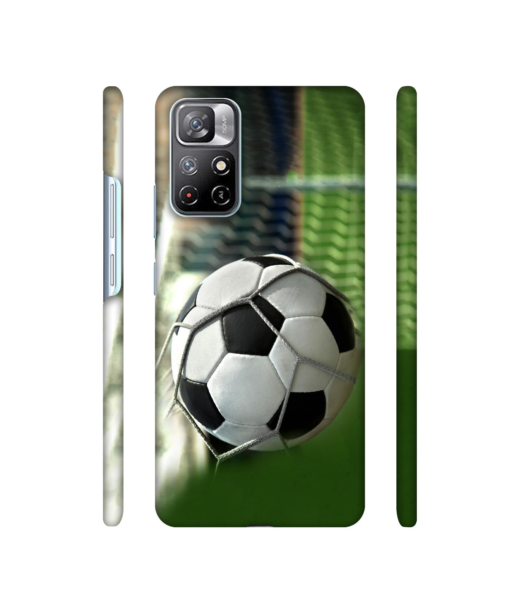 Football Designer Hard Back Cover for Mi Redmi Note 11T 5G / Poco M4 Pro 5G