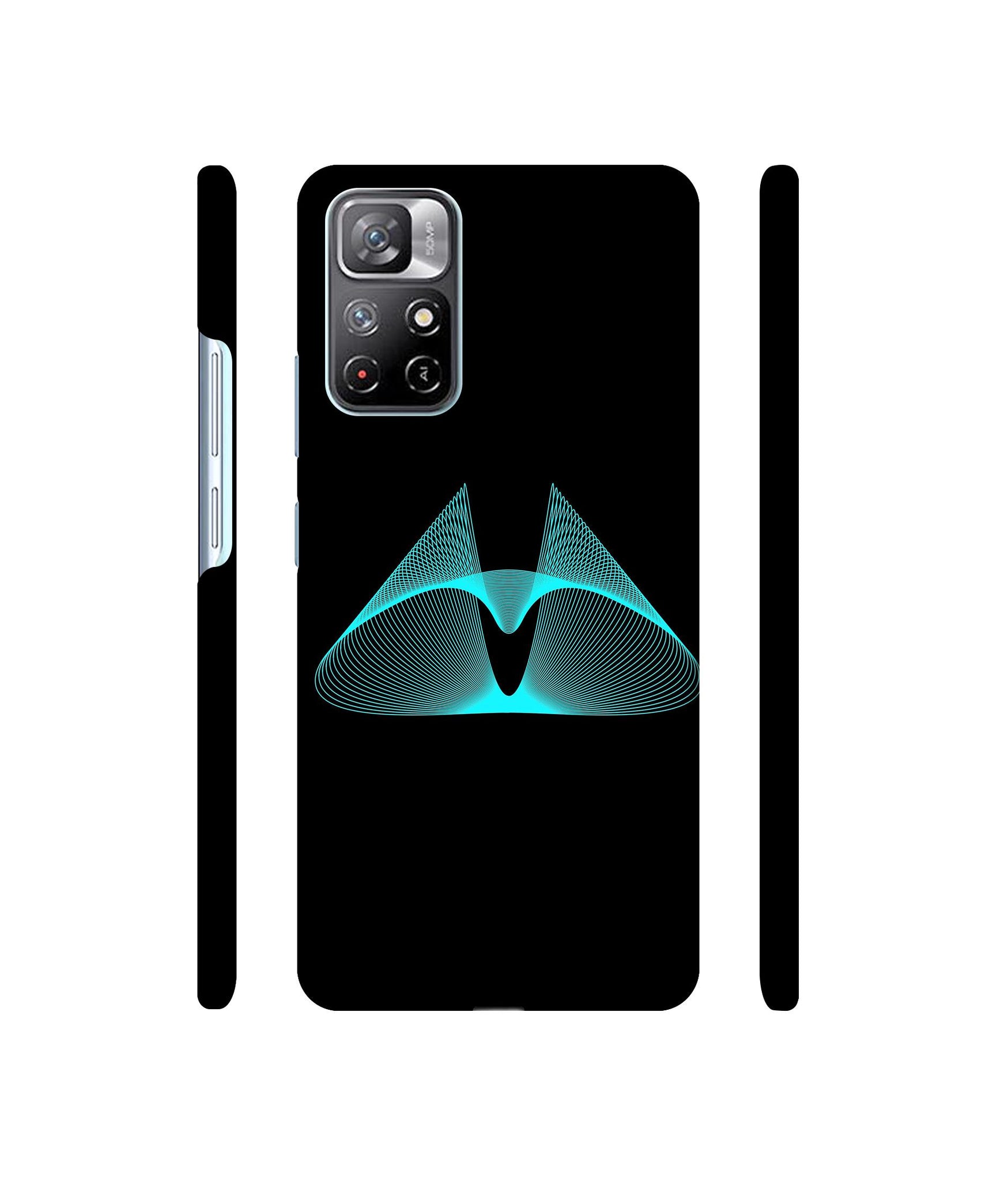 Mesh Shape Glitter Designer Hard Back Cover for Mi Redmi Note 11T 5G / Poco M4 Pro 5G