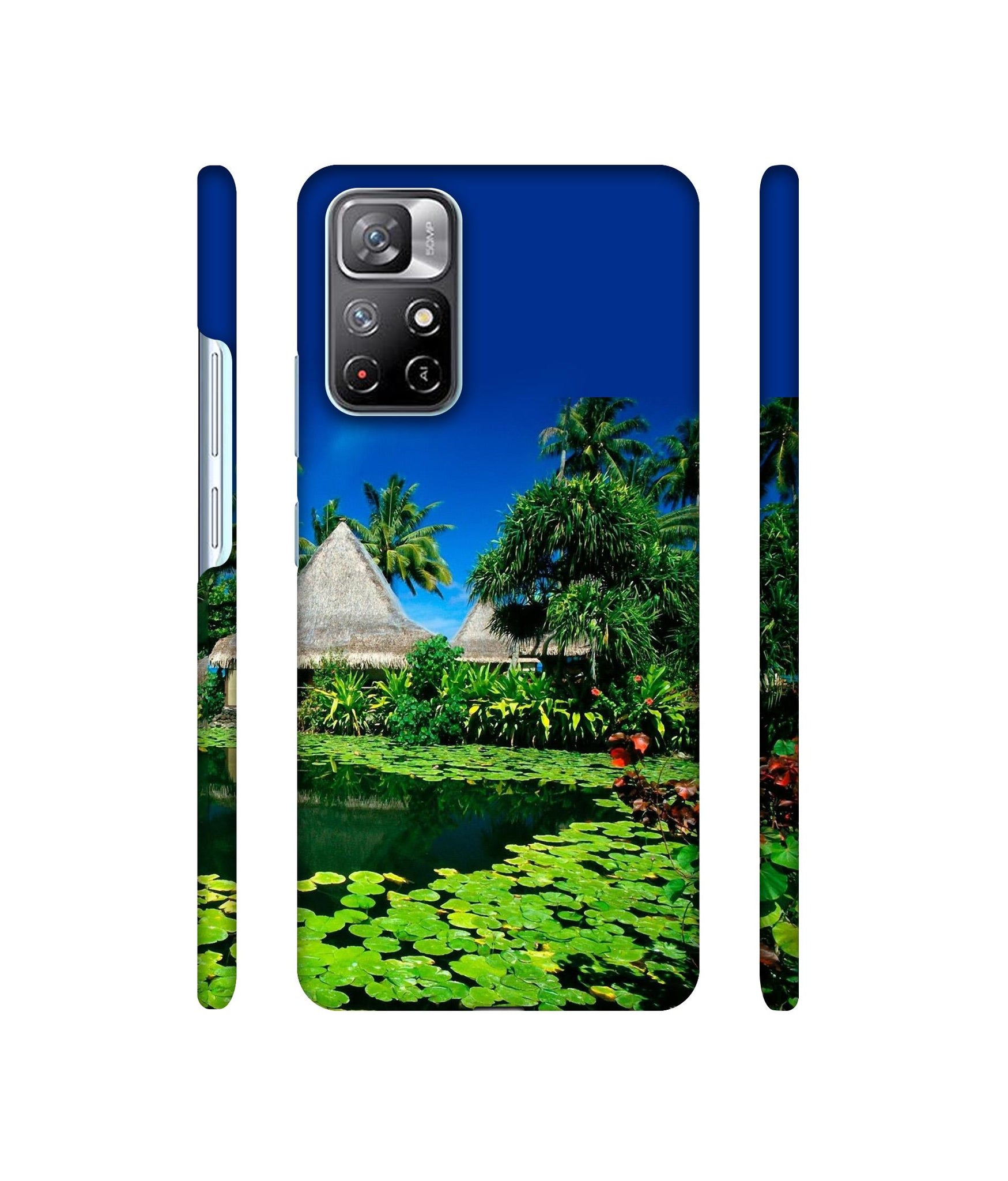 Tropics Water Designer Hard Back Cover for Mi Redmi Note 11T 5G / Poco M4 Pro 5G