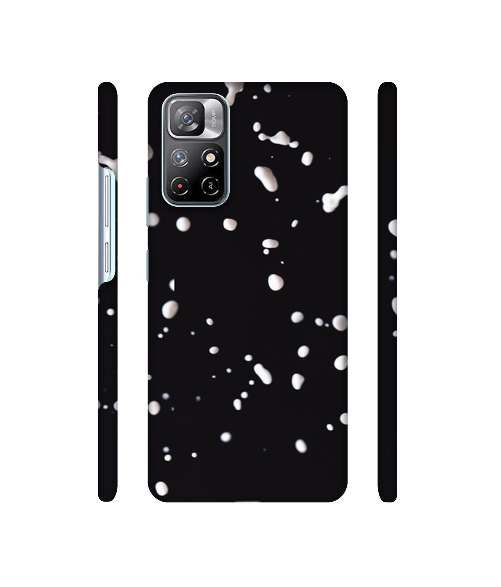 Milk Splash Designer Hard Back Cover for Mi Redmi Note 11T 5G / Poco M4 Pro 5G