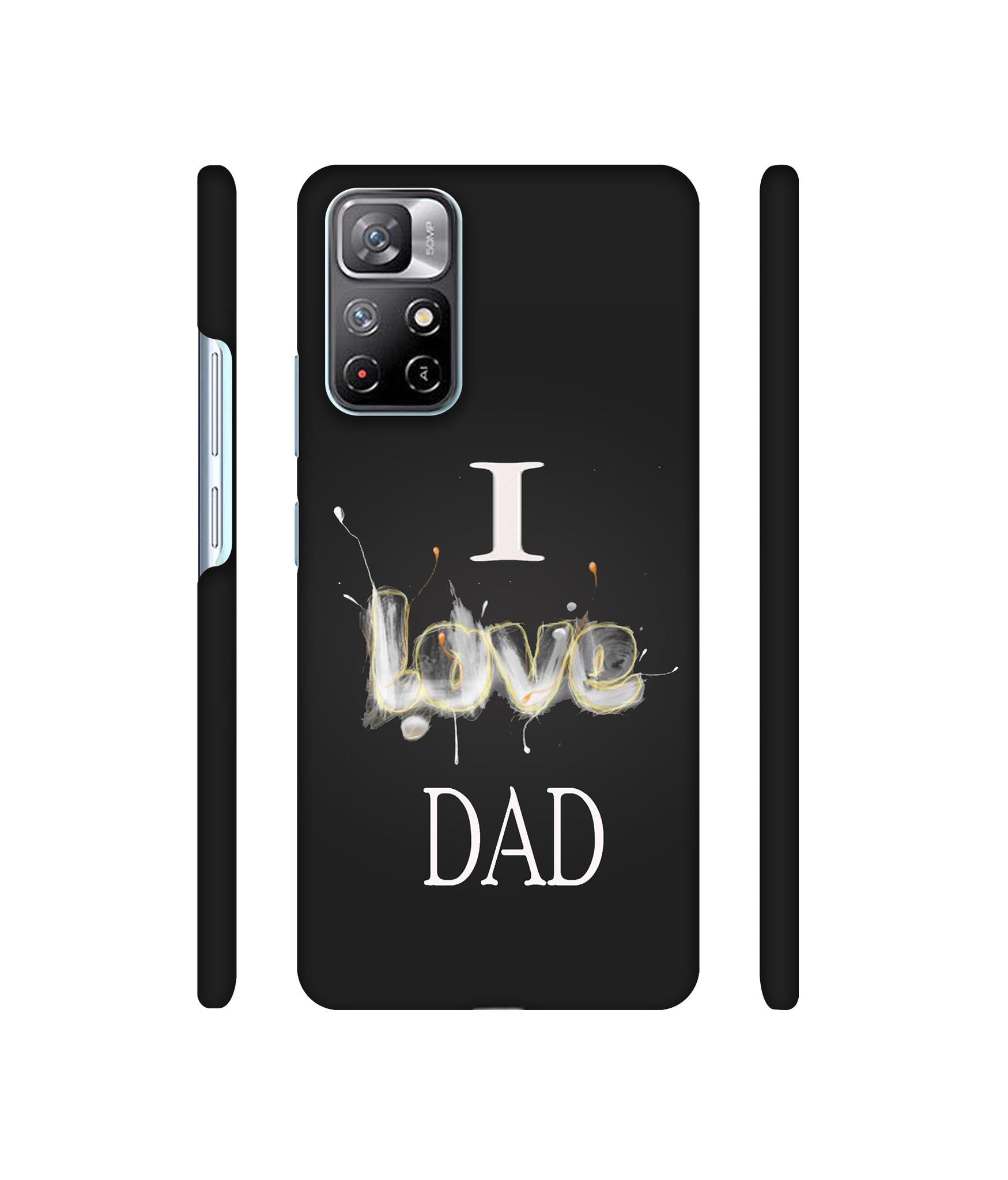 Happy Quote Designer Hard Back Cover for Mi Redmi Note 11T 5G / Poco M4 Pro 5G