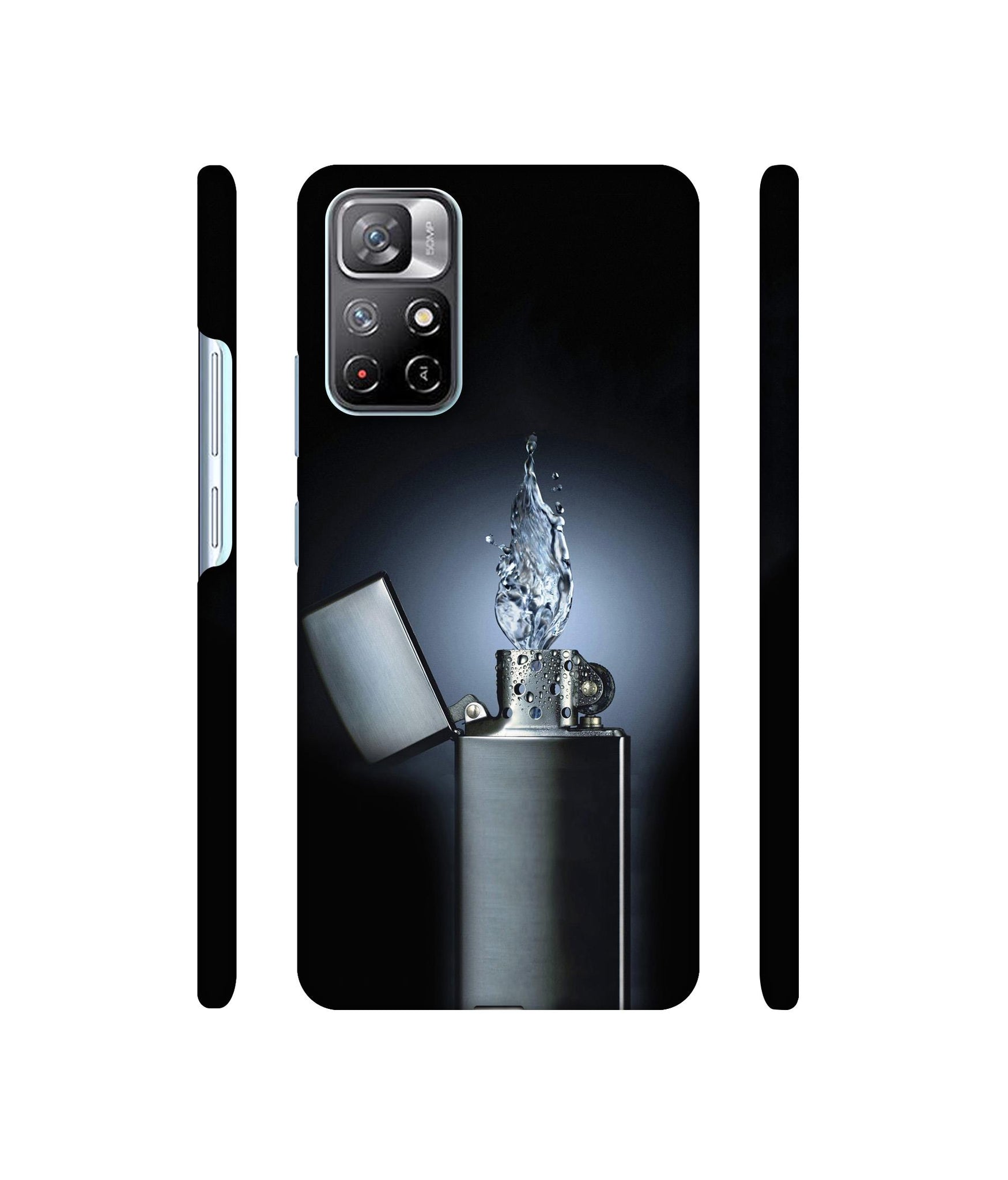 Water Lighter Designer Hard Back Cover for Mi Redmi Note 11T 5G / Poco M4 Pro 5G