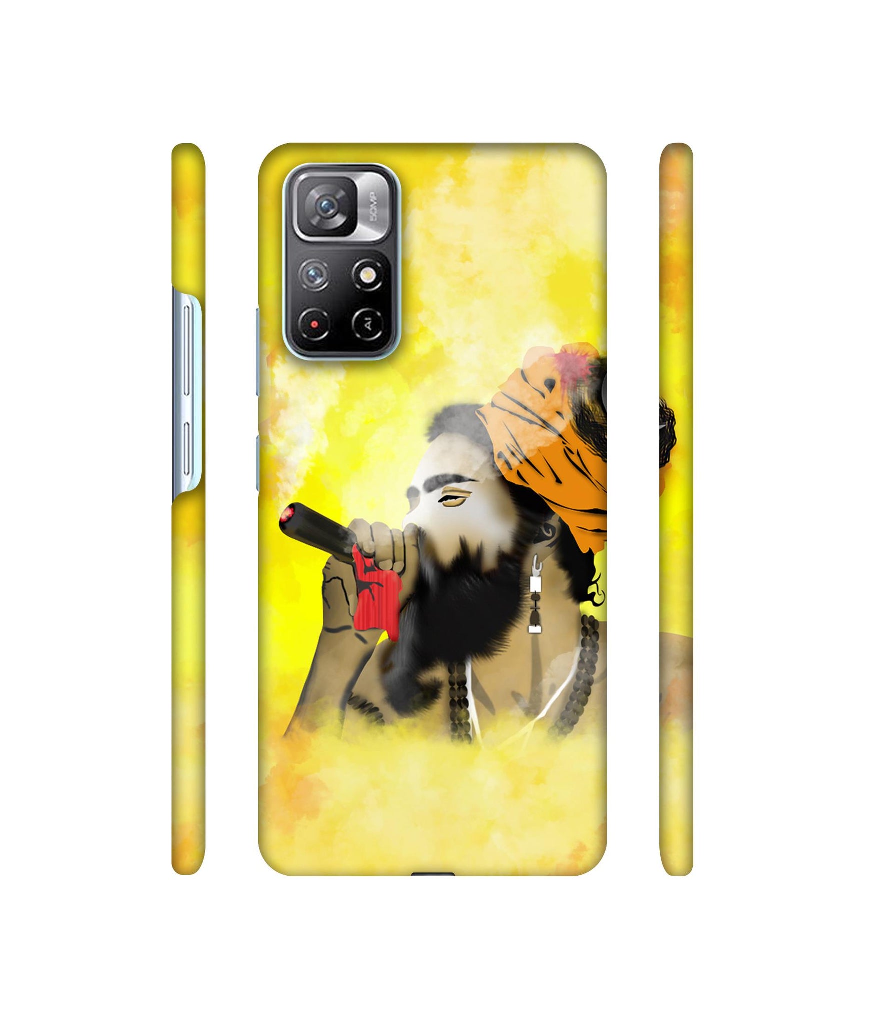 Aghori Bhole Designer Hard Back Cover for Mi Redmi Note 11T 5G / Poco M4 Pro 5G