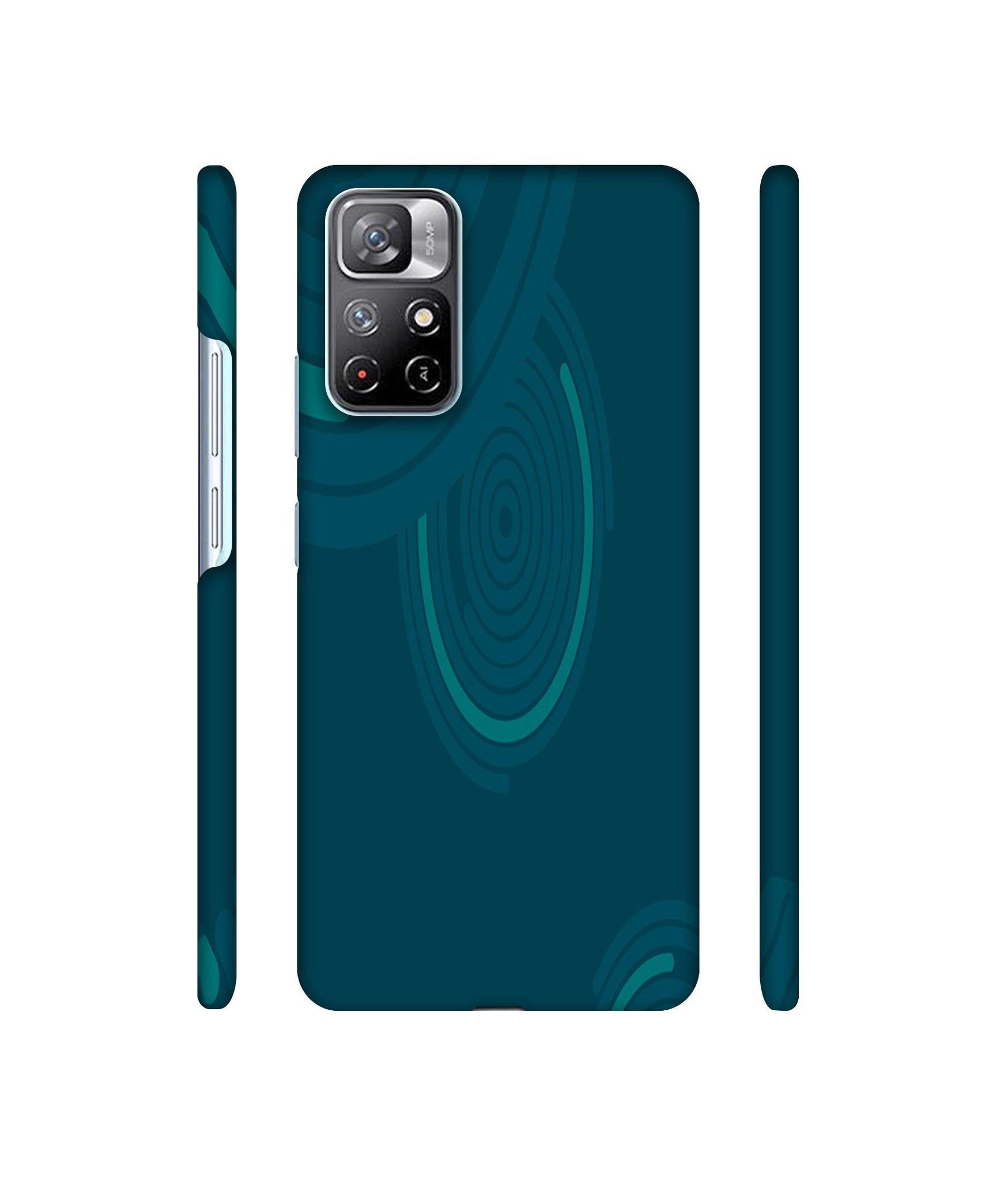 Round Texture Designer Hard Back Cover for Mi Redmi Note 11T 5G / Poco M4 Pro 5G