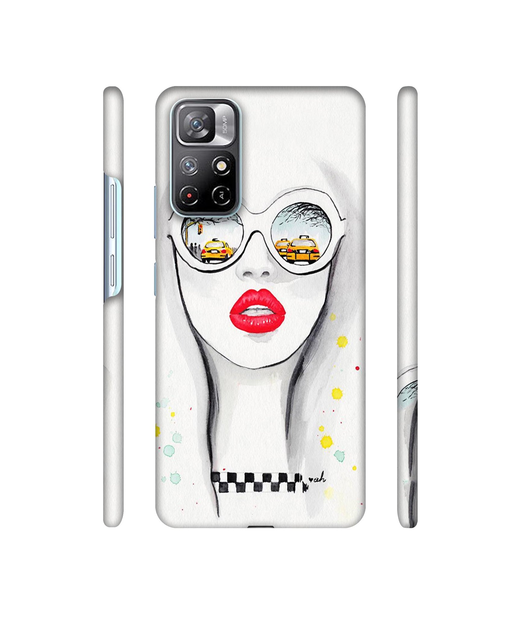 Girl Designer Hard Back Cover for Mi Redmi Note 11T 5G / Poco M4 Pro 5G
