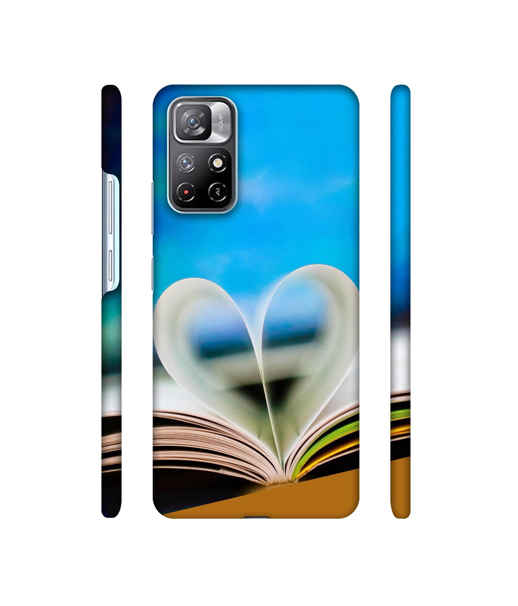 Love Book Designer Hard Back Cover for Mi Redmi Note 11T 5G / Poco M4 Pro 5G