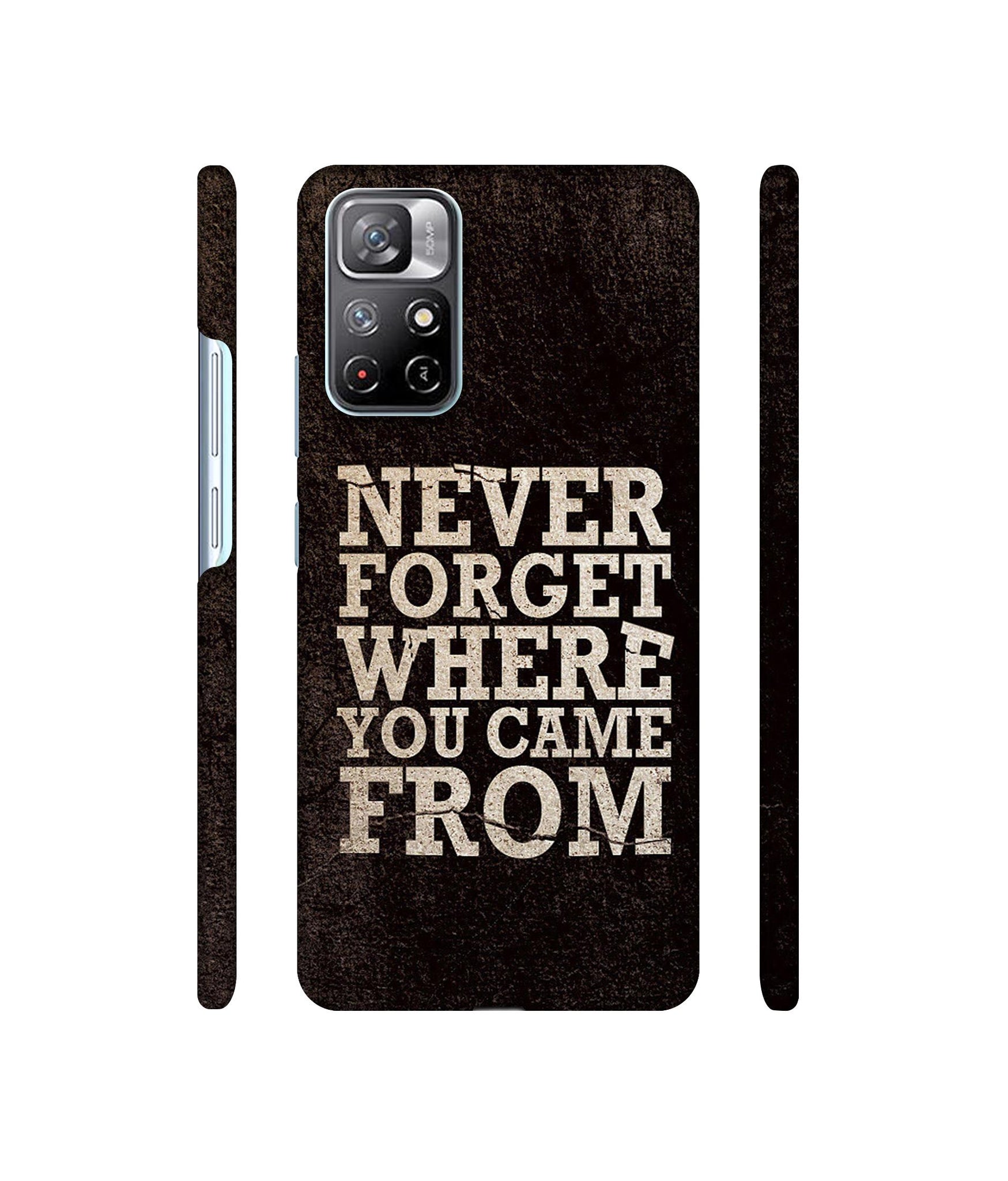 Thought Designer Hard Back Cover for Mi Redmi Note 11T 5G / Poco M4 Pro 5G