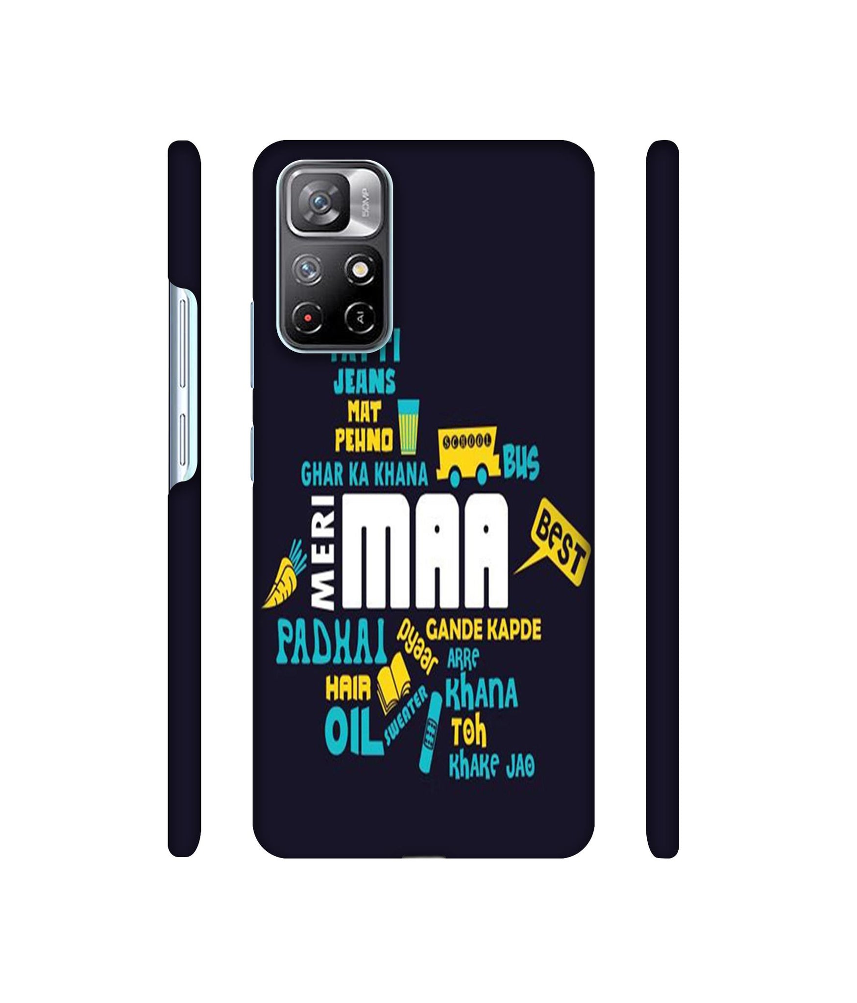 Maa Designer Hard Back Cover for Mi Redmi Note 11T 5G / Poco M4 Pro 5G