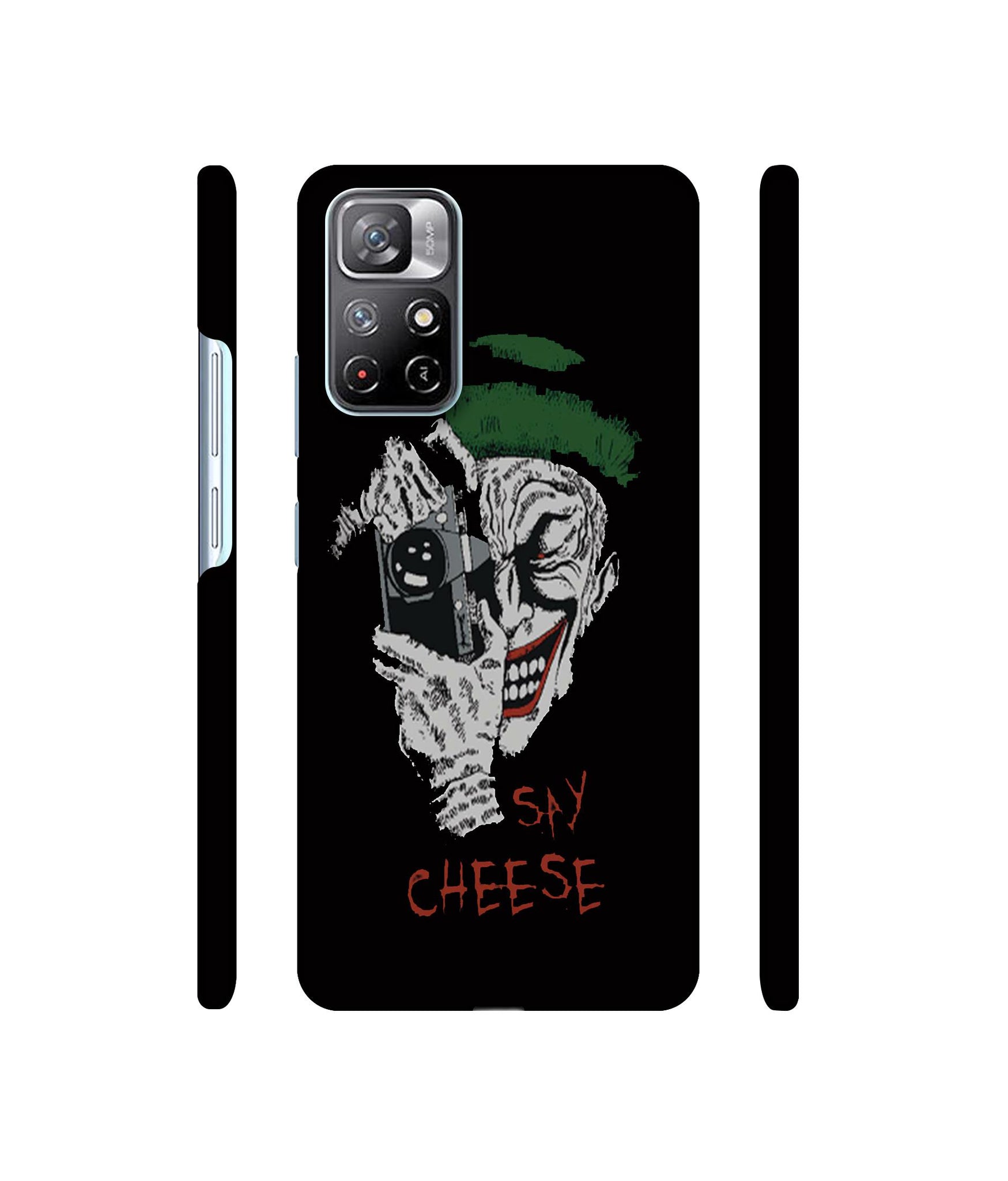 Joker Say Cheese Designer Hard Back Cover for Mi Redmi Note 11T 5G / Poco M4 Pro 5G