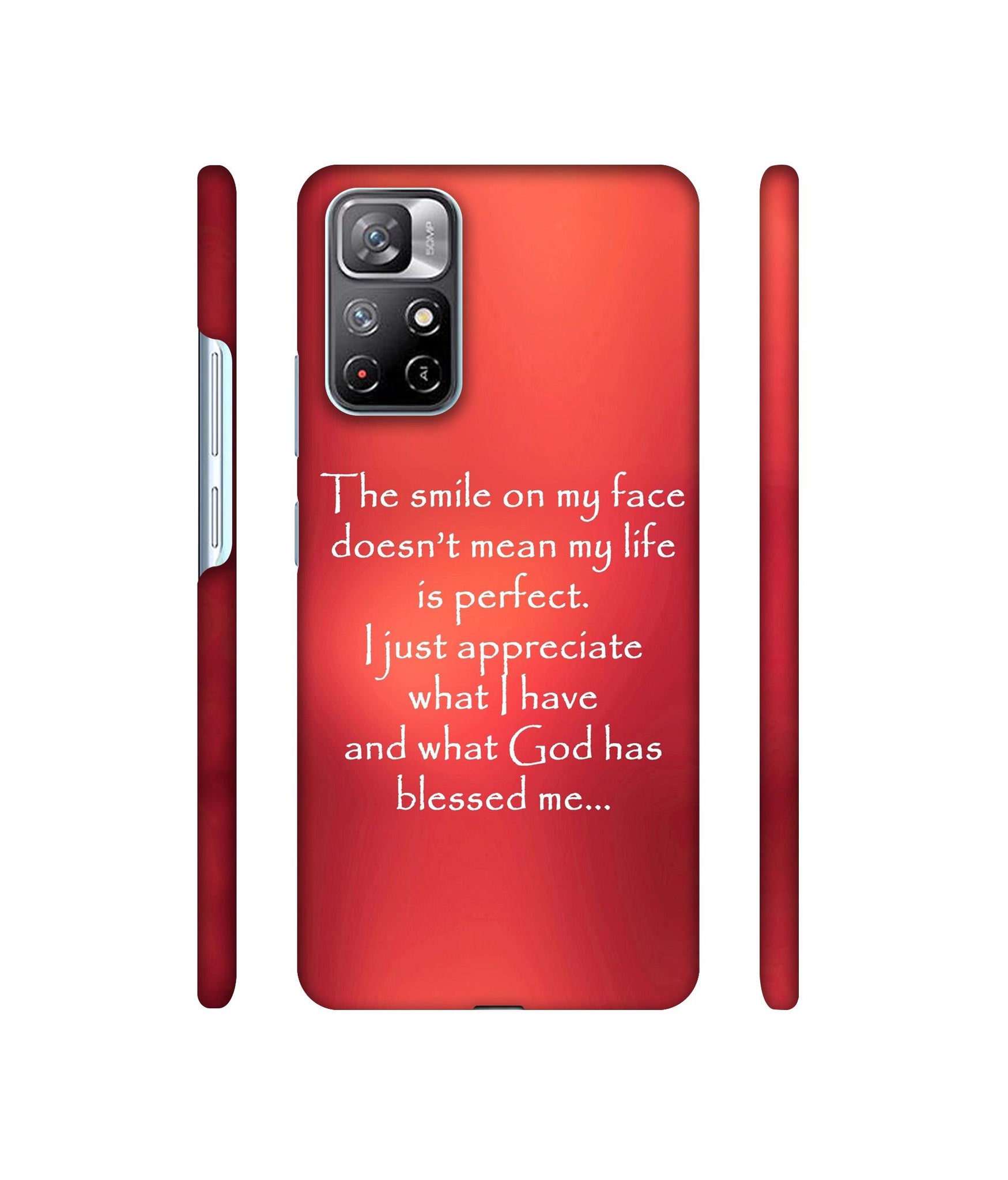 Quotes On Life Designer Hard Back Cover for Mi Redmi Note 11T 5G / Poco M4 Pro 5G