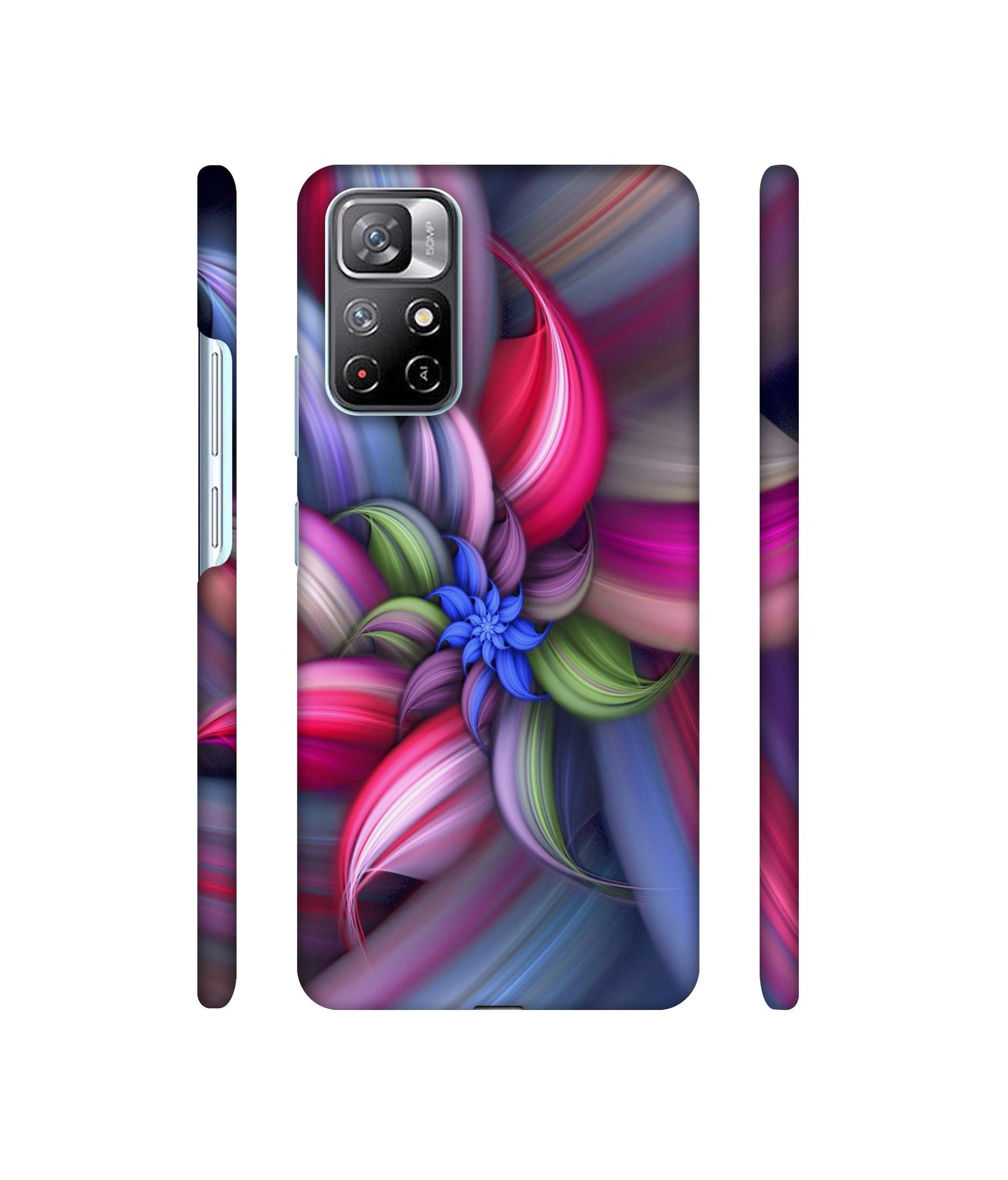 Colorful Flower Designer Hard Back Cover for Mi Redmi Note 11T 5G / Poco M4 Pro 5G